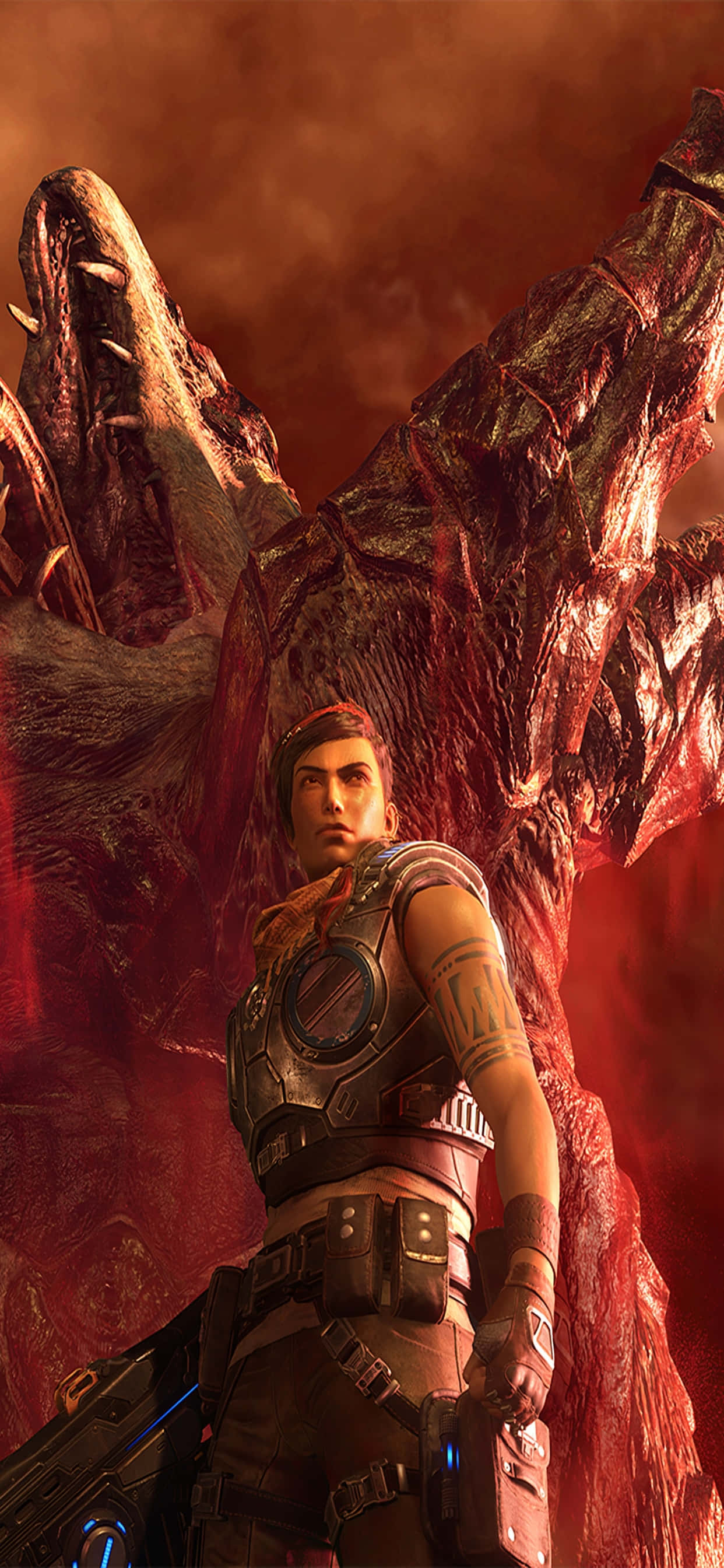 iPhone XS Max Gears Of War 5 Kait Kraken Fundal