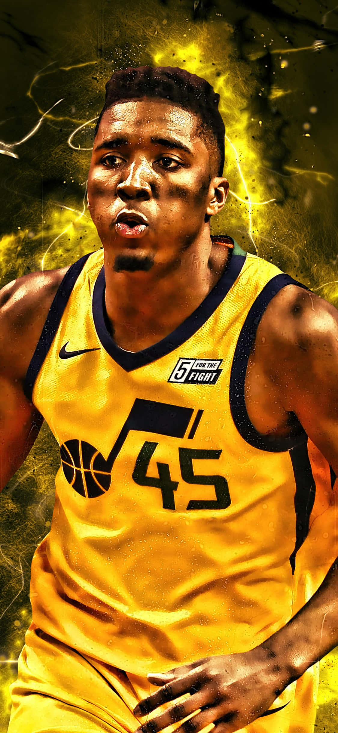 Fundal iPhone Xs Basketball Donovan Mitchell Fundal