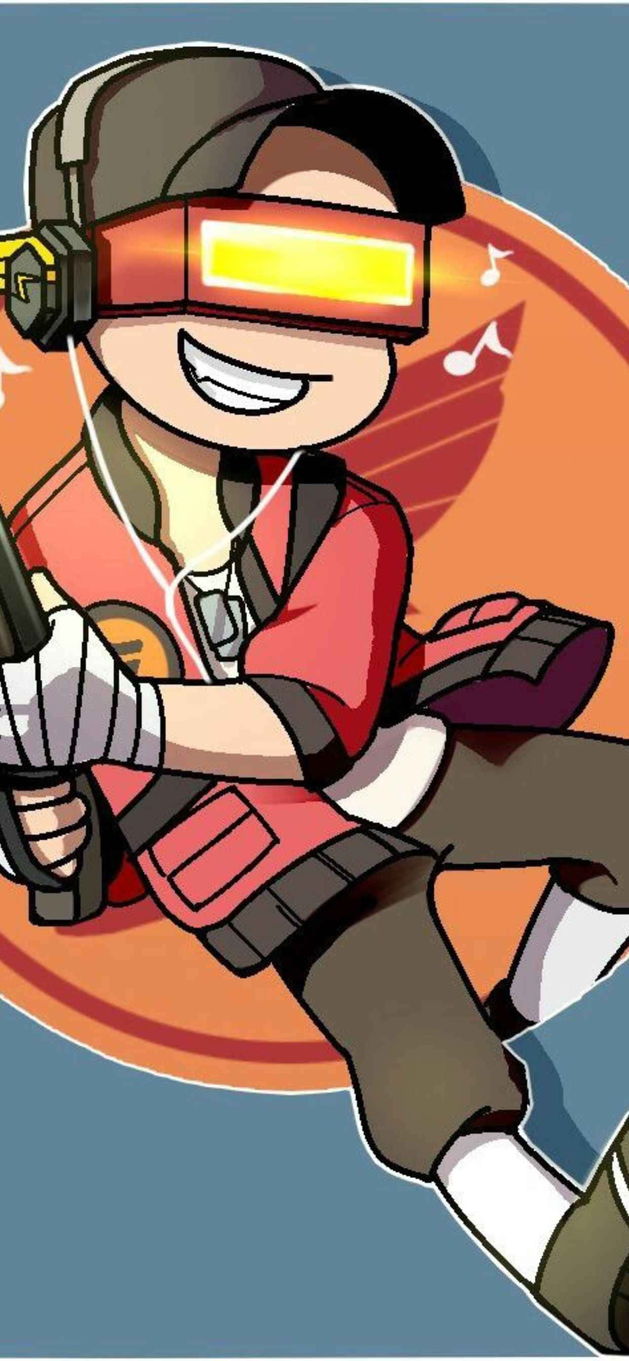 Fond Animato Scout iPhone Xs Max Team Fortress 2 Fundal