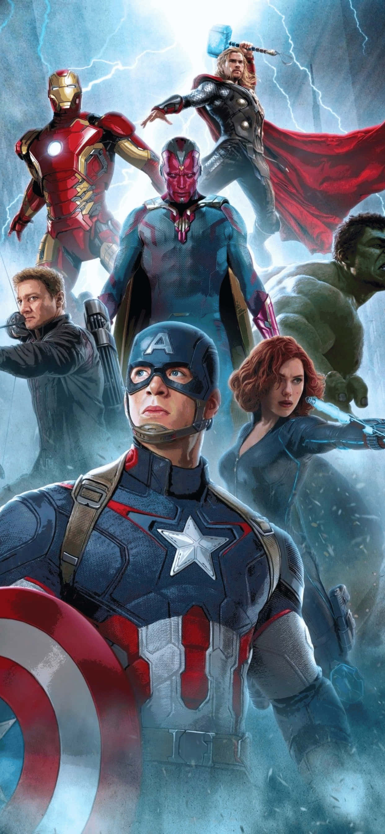 Fundal iPhone XS Max Marvel First Avengers Fundal