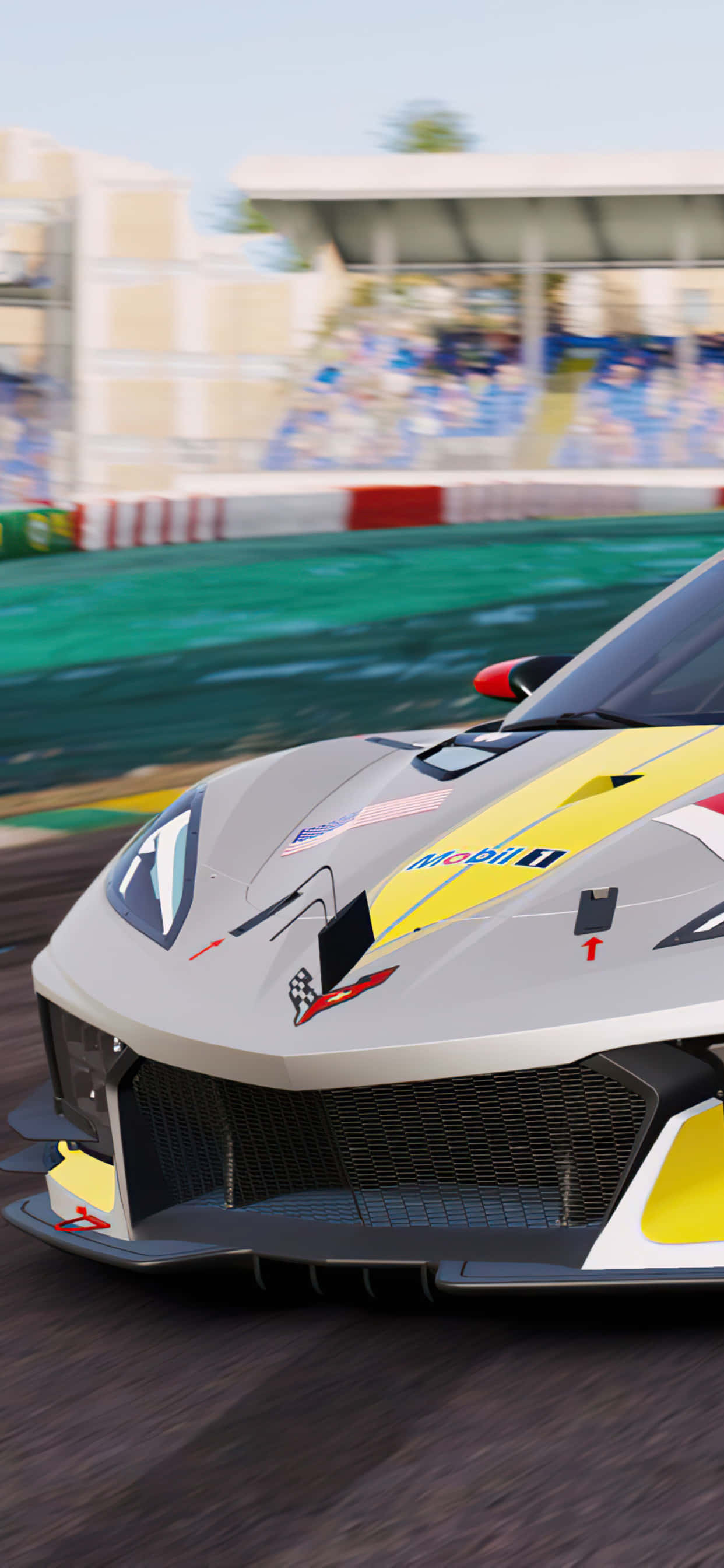 Fundal iPhone XS Max Project Cars 2 Lamborghini V12 Gri Fundal