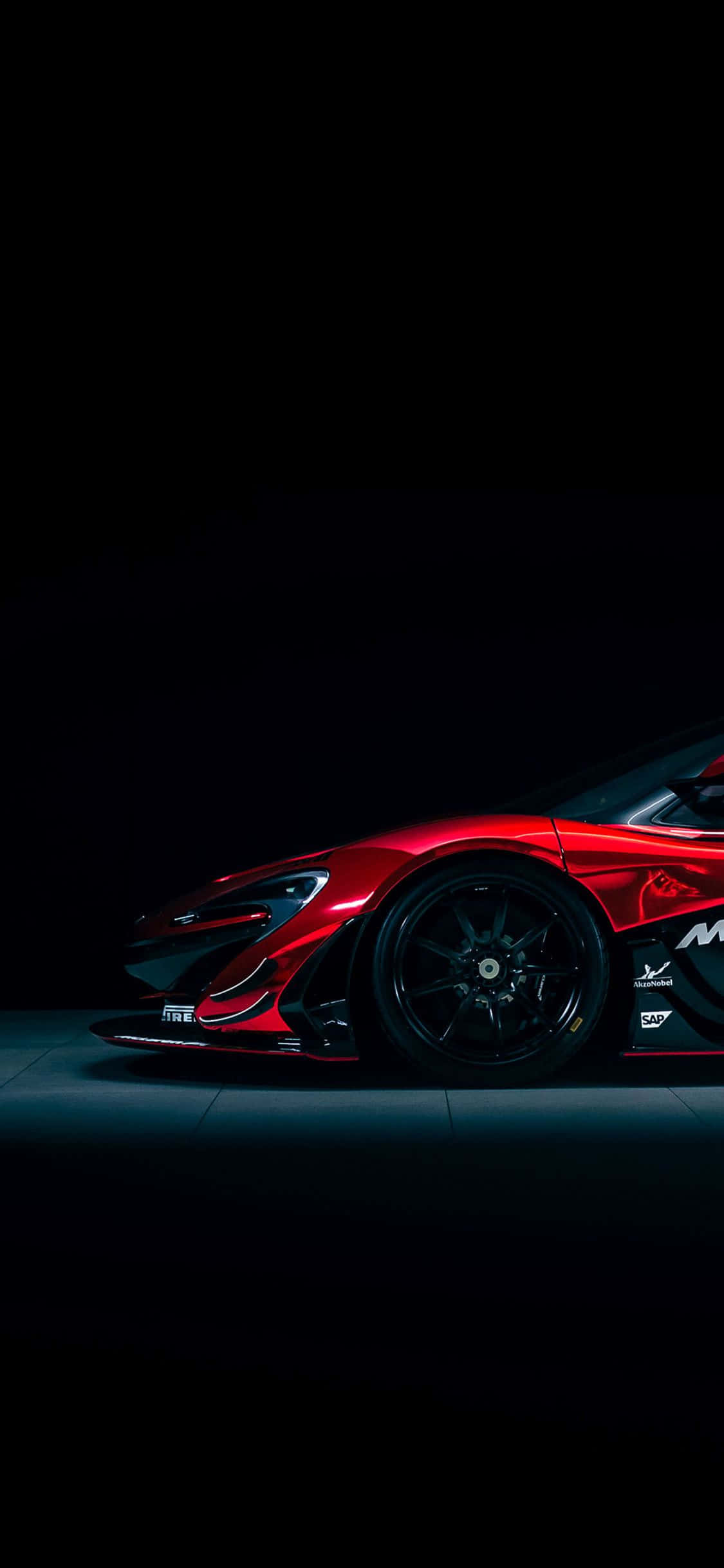 Fundal iPhone XS Max Project Cars 2 McLaren P1 GTR Roșu Fundal