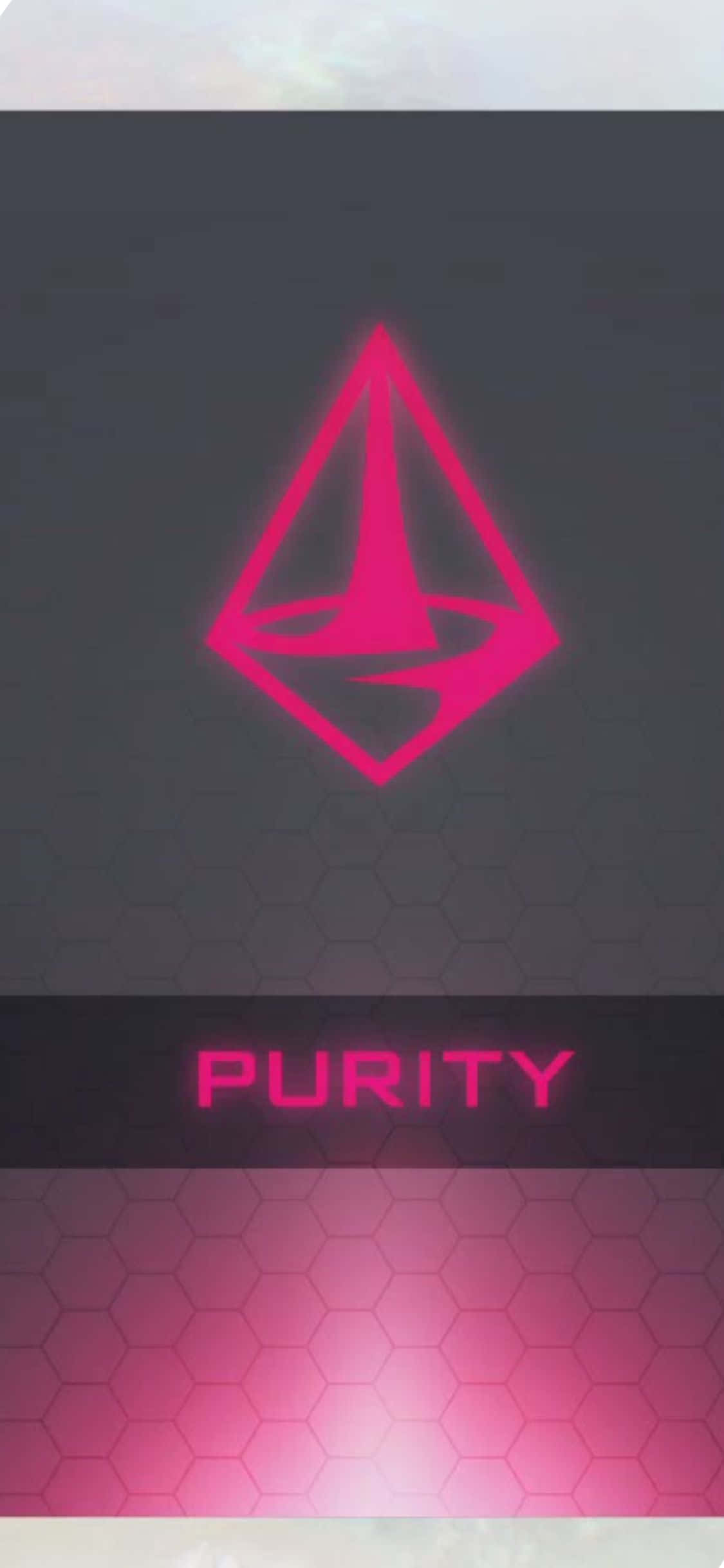 Fundal iPhone XS Civilization Beyond Earth Emblema Puritate Roz Fundal