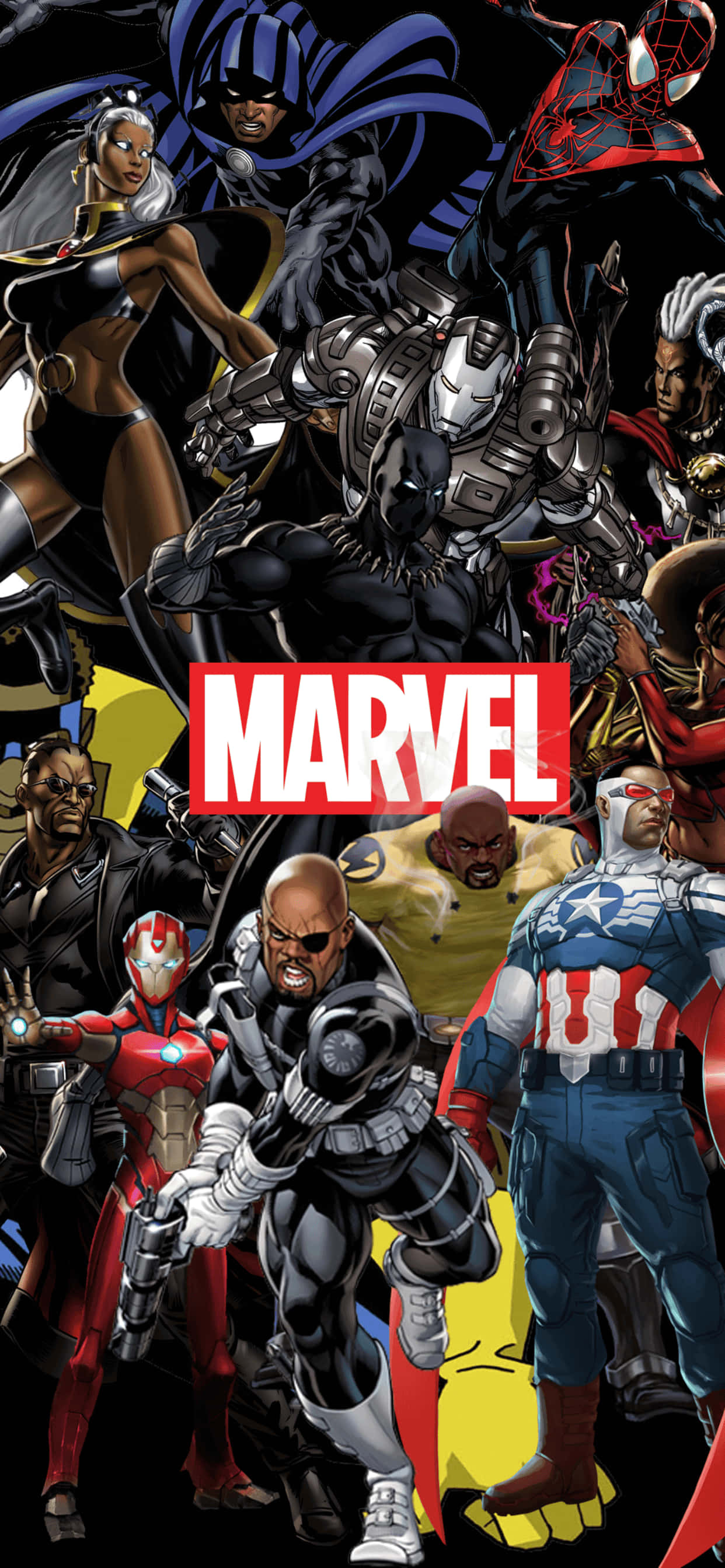 Fundal iPhone XS Max Marvel Noi Eroi Fundal