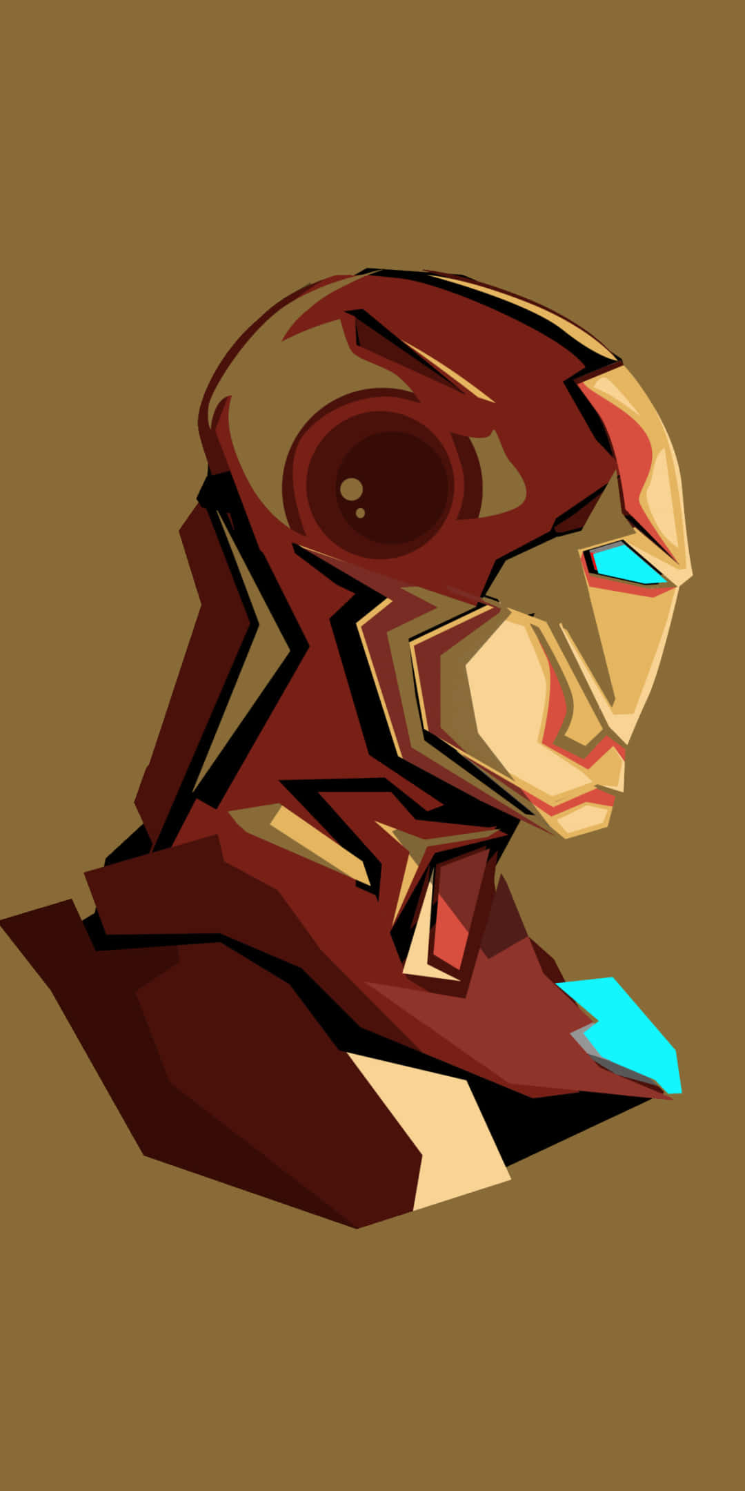 Fundal Iron Man Pop Head pentru Pixel 3 Fundal