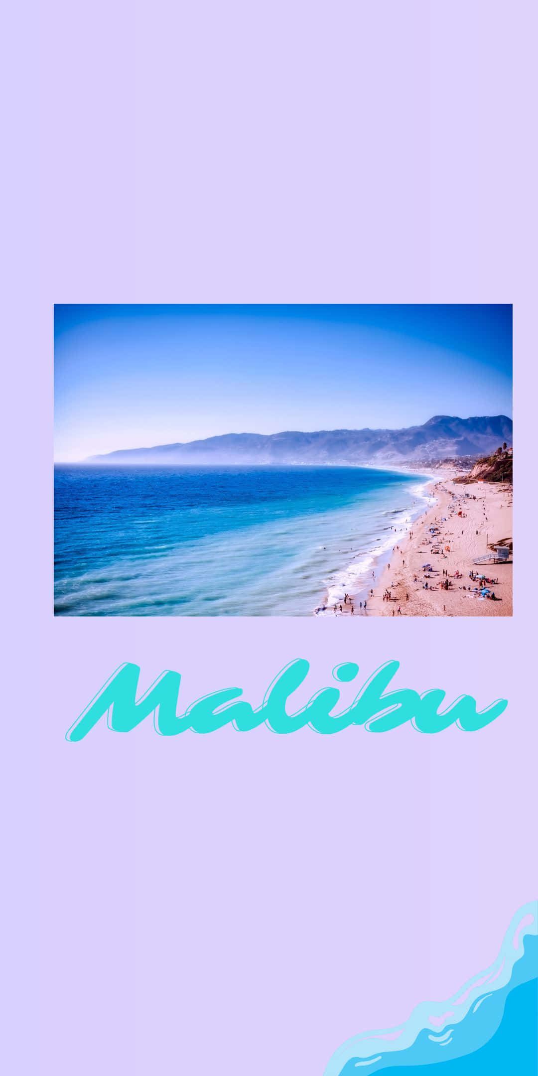 Fundal Lavender Beach Pixel 3 Malibu Fundal