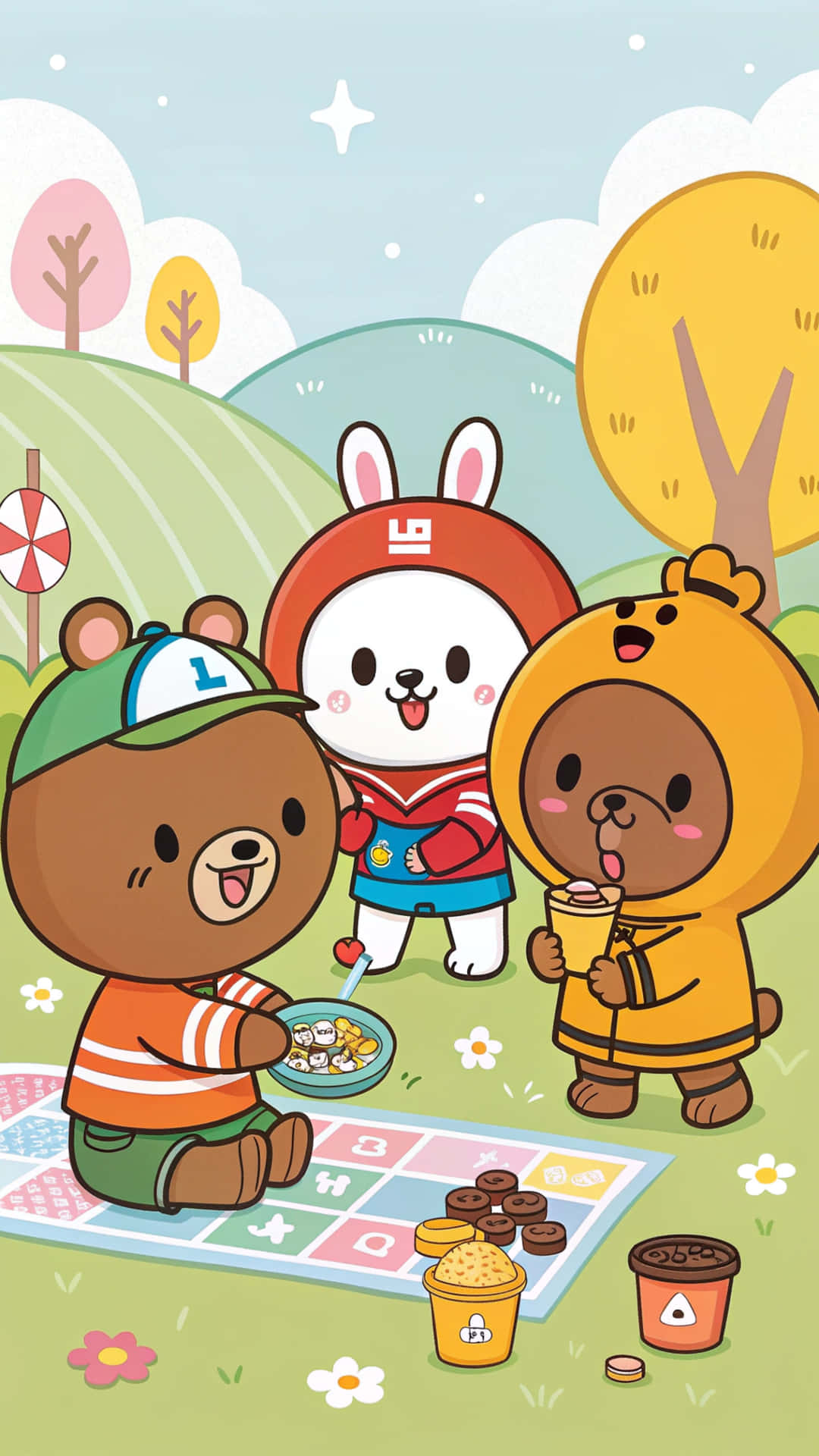 Fundal Line Friends Fundal