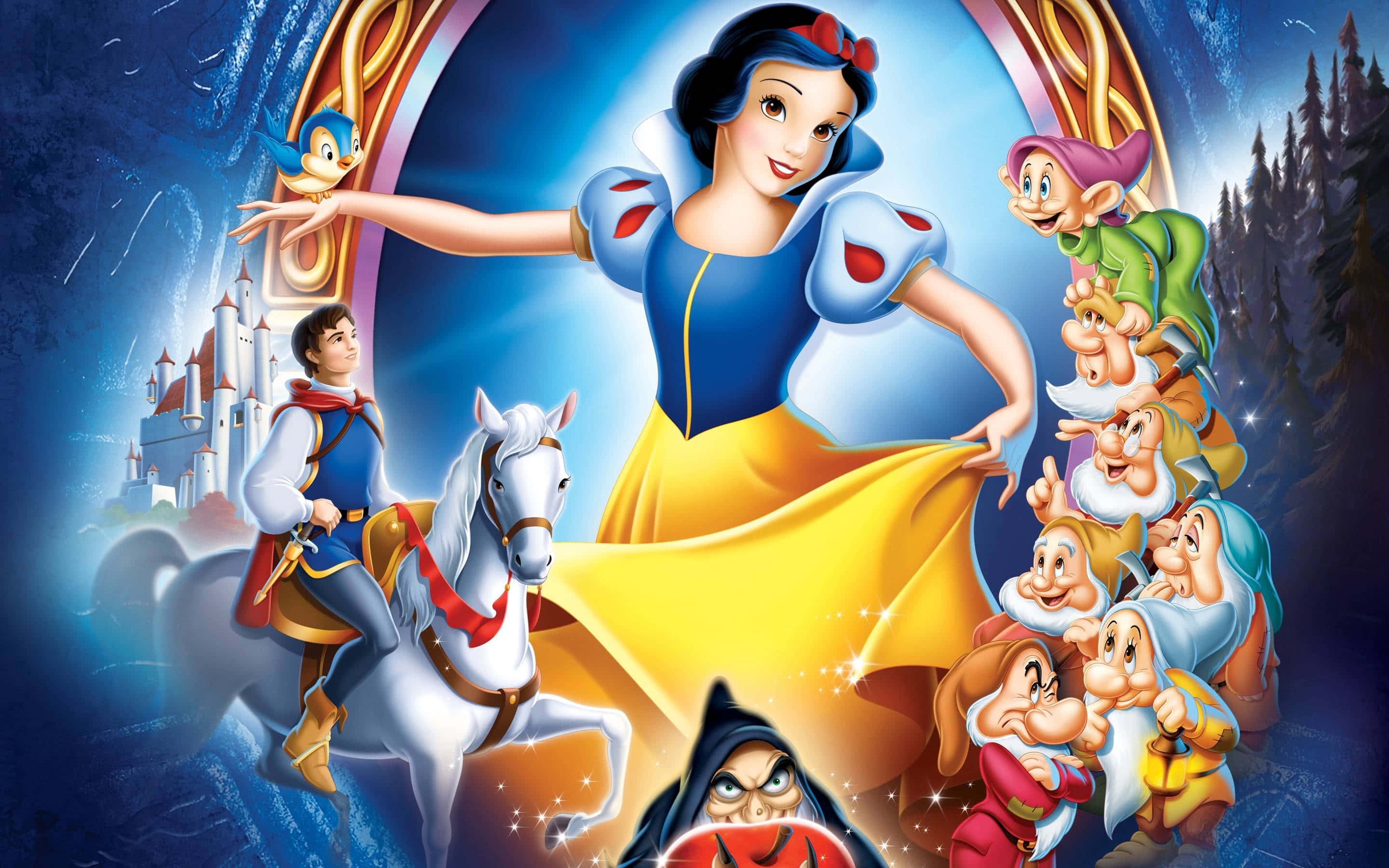Fundal magic de Crăciun Disney Fundal