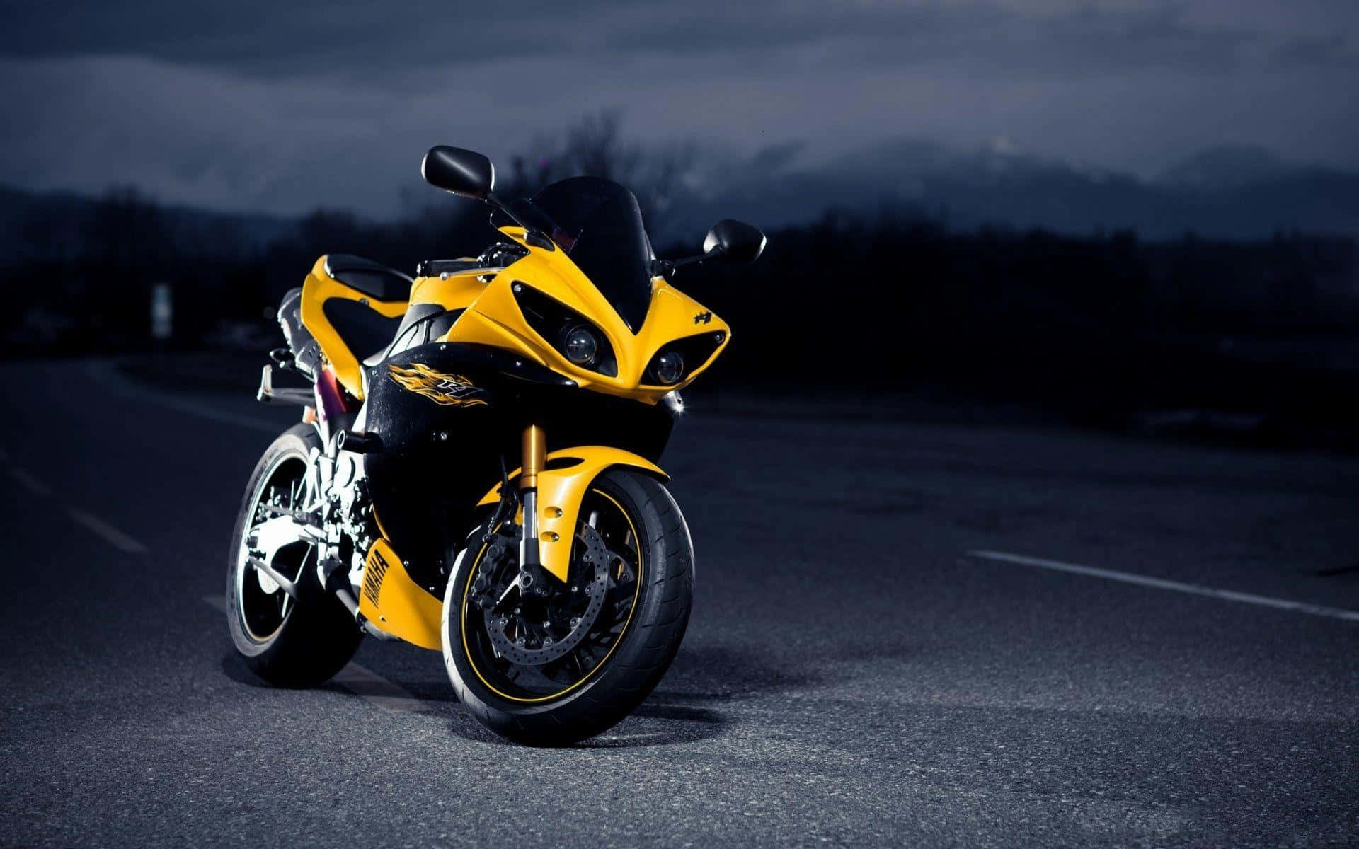 Fundal magnific pentru motocicleta Yamaha R Series Fundal