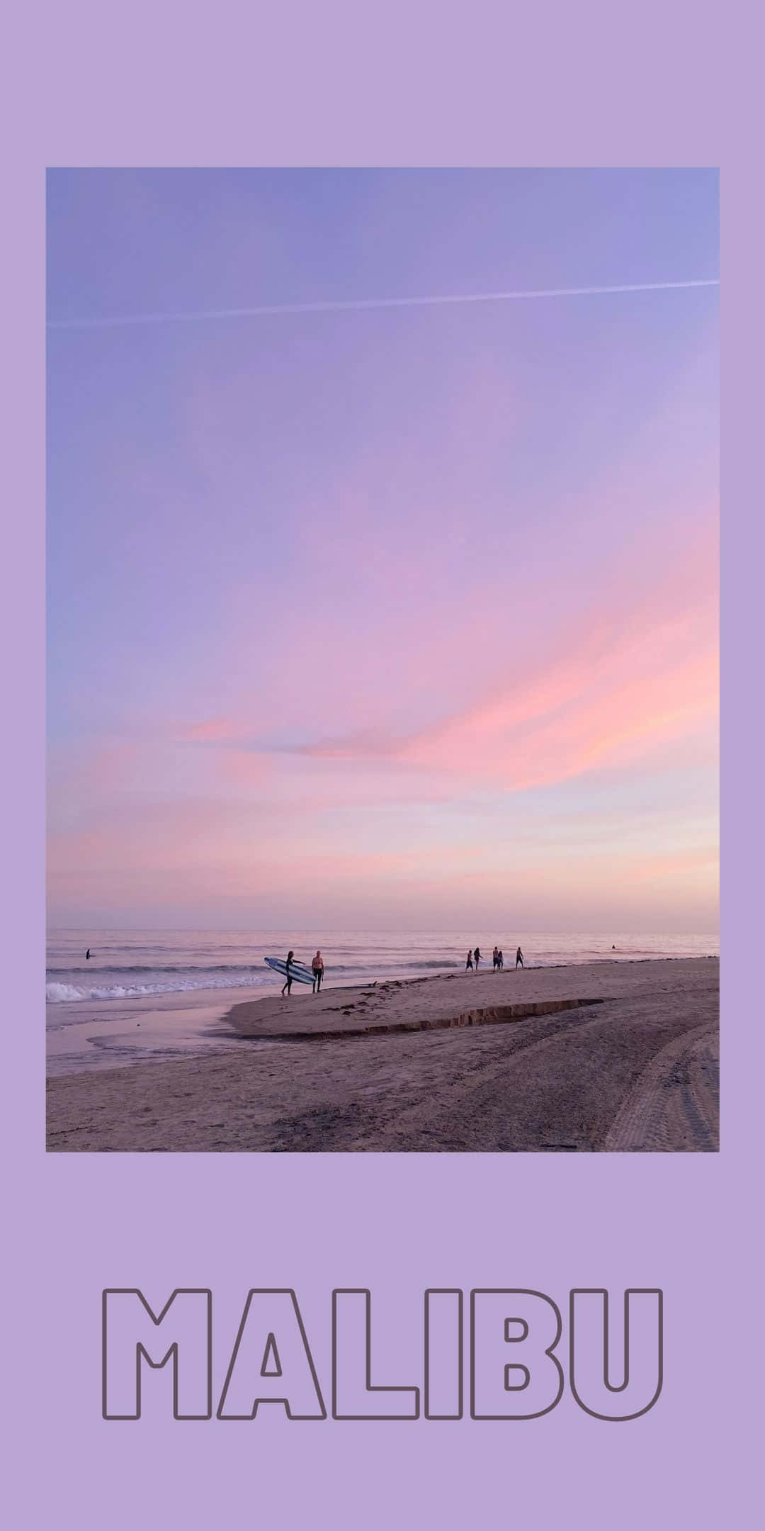 Fundal Malibu Pixel 3 Plaja Lavanda Fundal