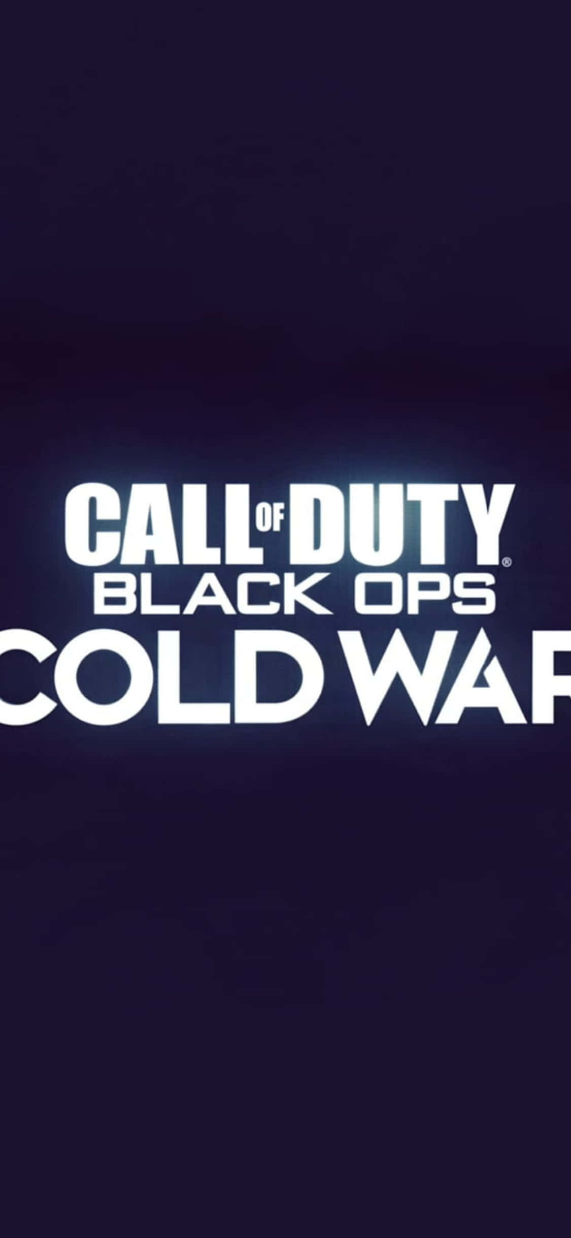Fundal Minimalist iPhone X Call Of Duty Black Ops Cold War Fundal