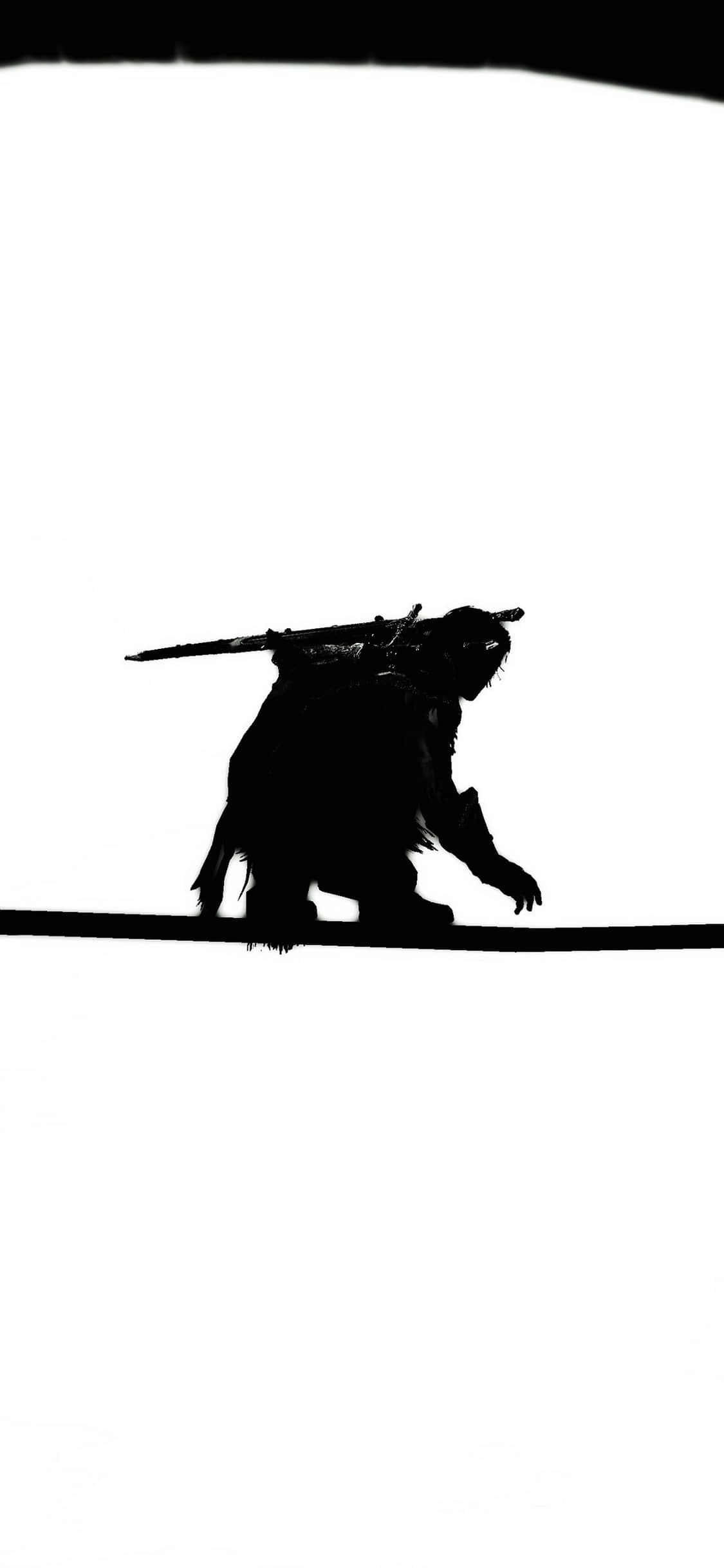 Fundal Minimalist iPhone X Shadow Of Mordor Fundal