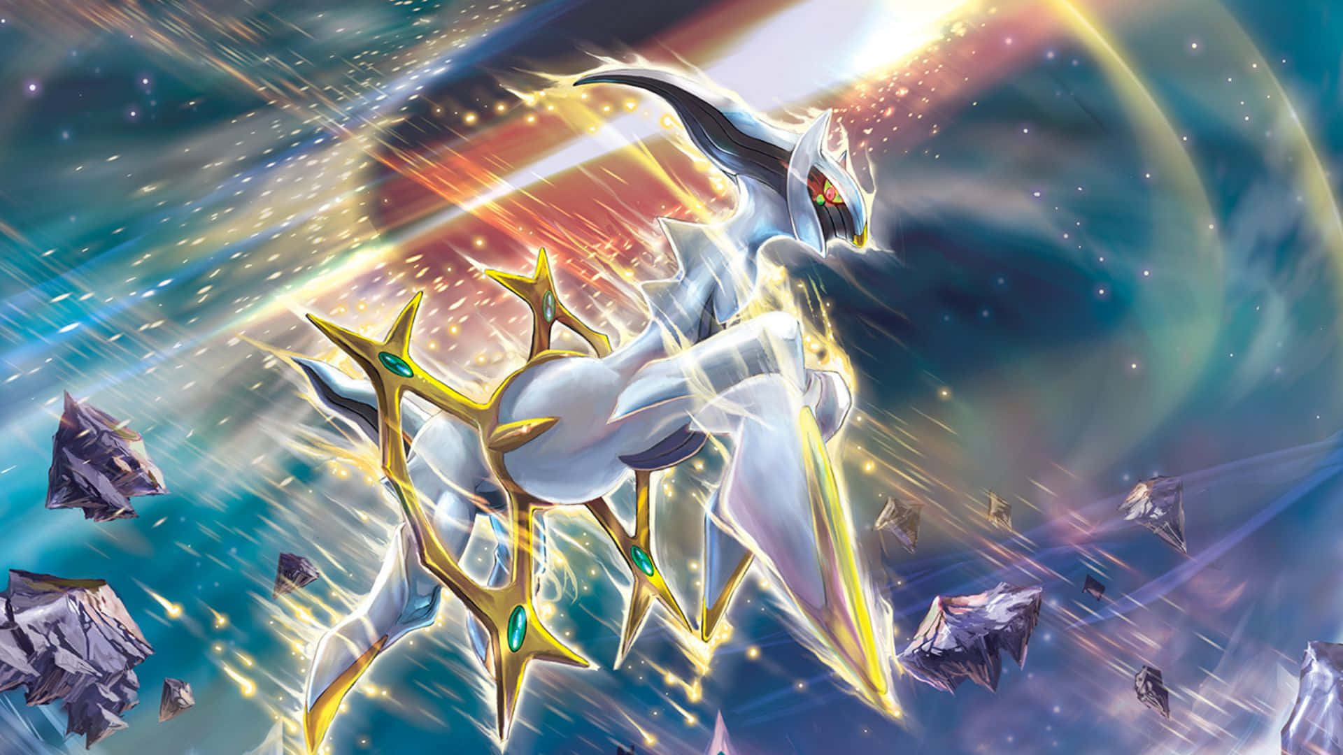 Fundal Minunat cu Arceus, Legendarul Pokémon Fundal