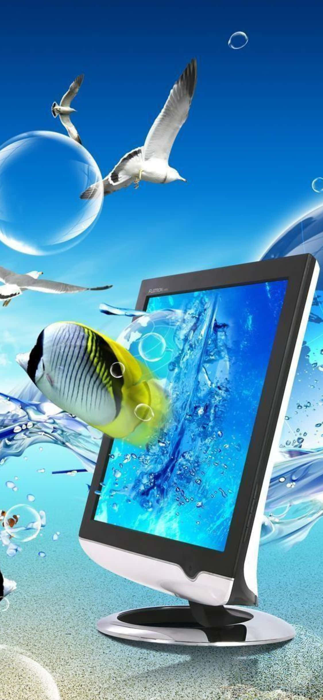 Fundal Monitor iPhone Xs Fundal