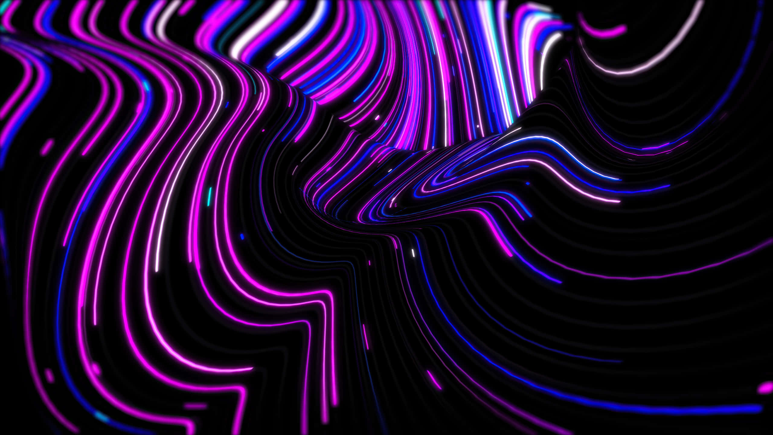 Fundal Neon Violet Linii Abstracte 1440p AMOLED Fundal