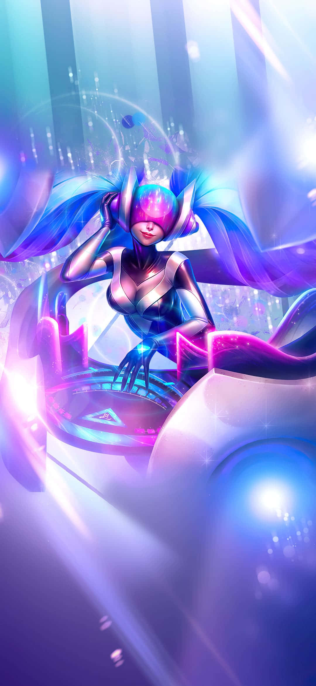 Fundal Pixel 3 League Of Legends și DJ Sona Fundal