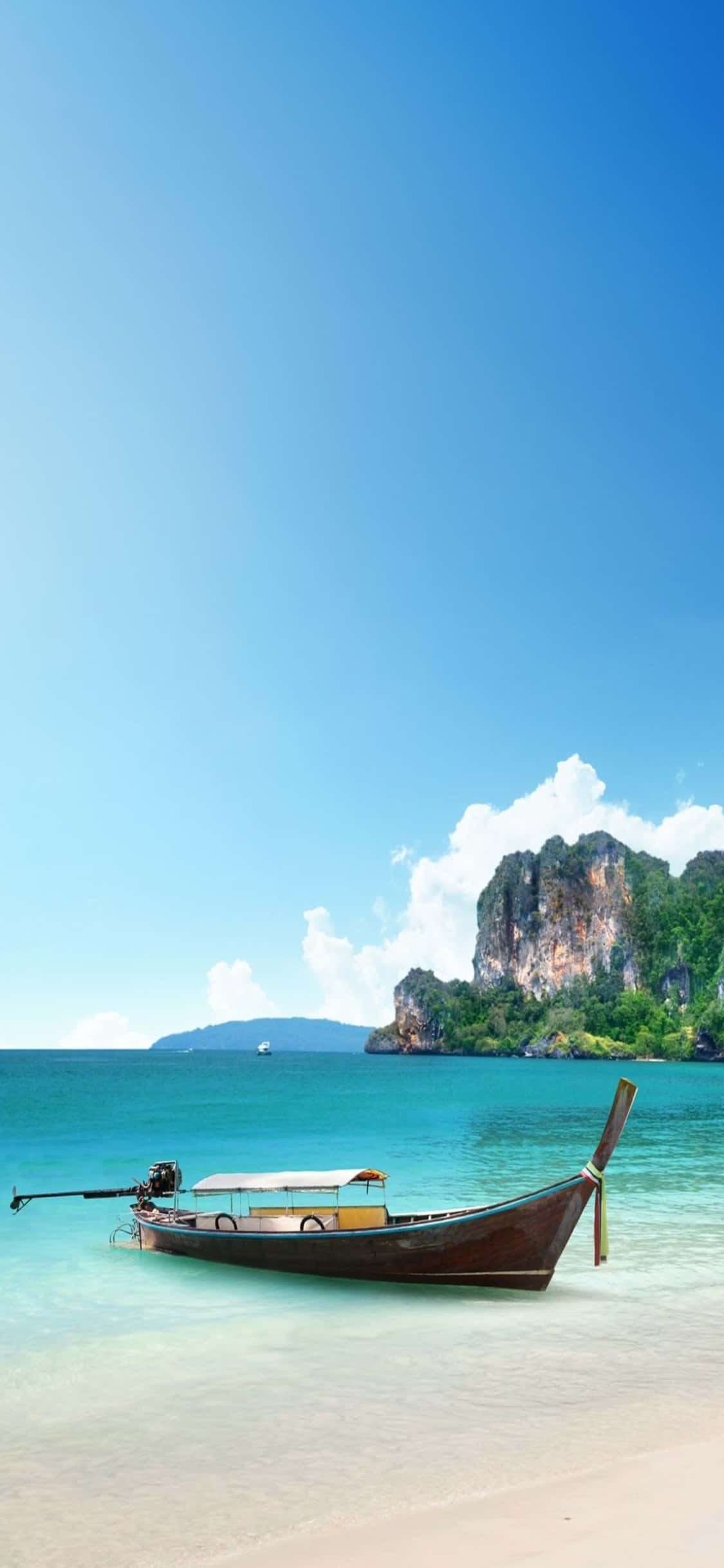 Fundal Plajă Krabi iPhone XS Fundal