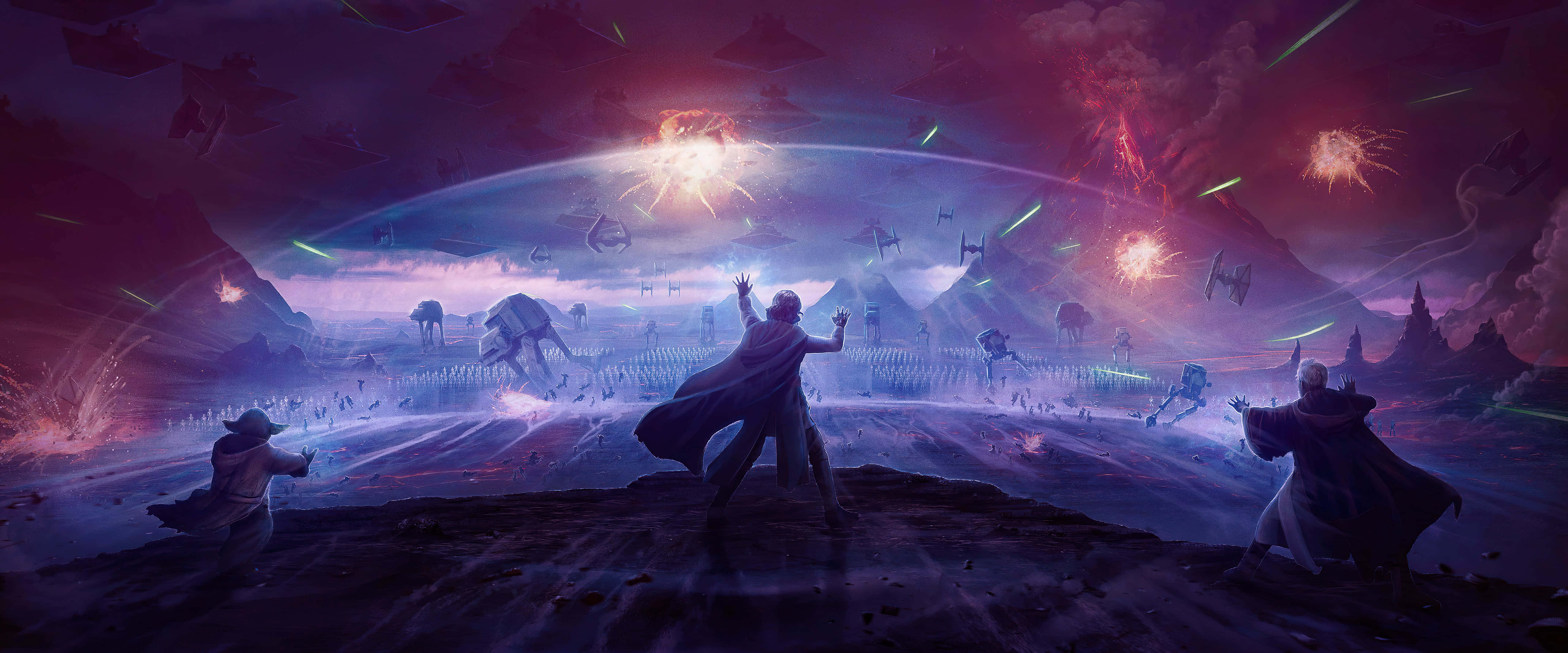 Fundal Războiul Galactic al Imperiului Star Wars Fundal