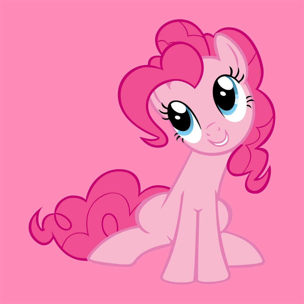 Fundal roz cu Pinkie Pie din My Little Pony pentru iPad Fundal