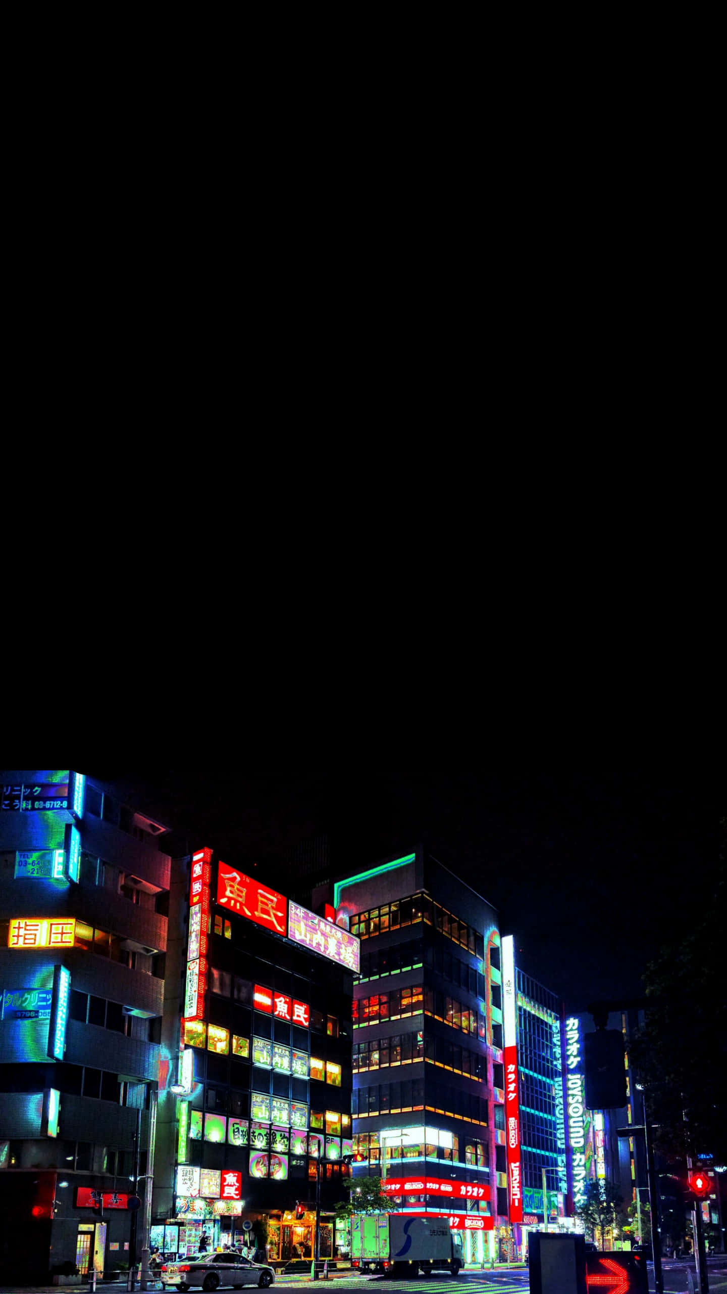 Fundal Tokyo Noaptea HD OLED Fundal