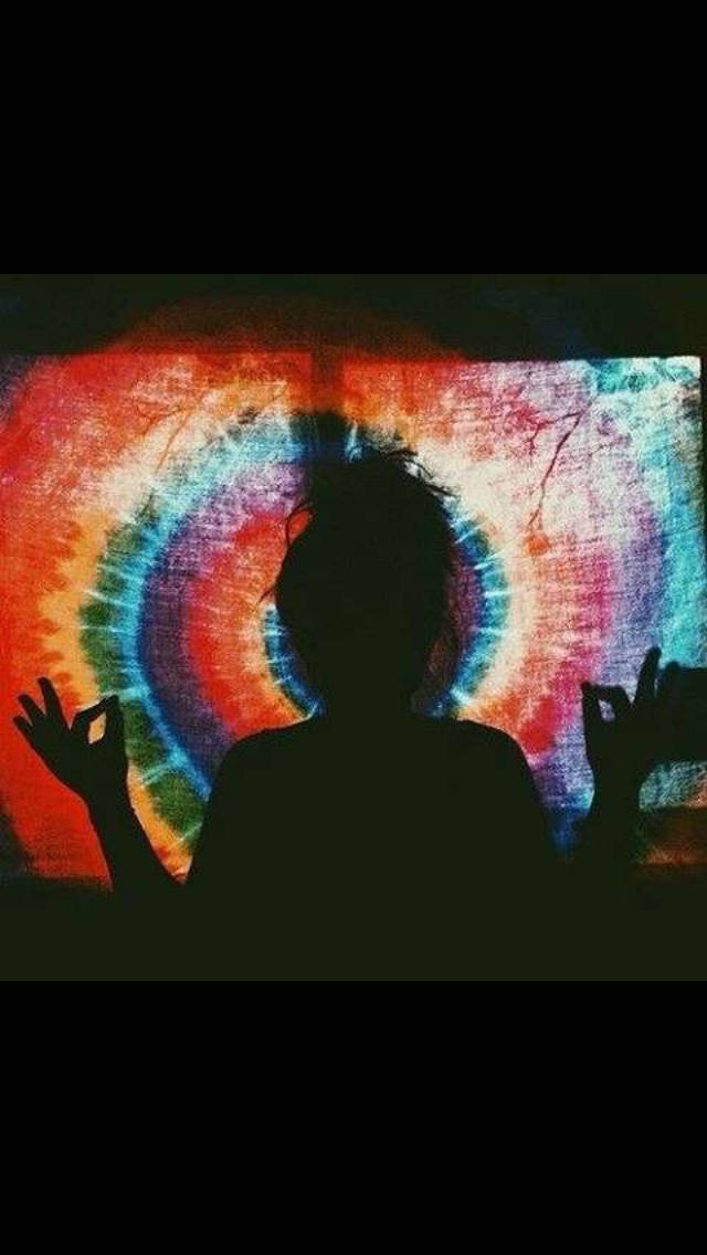 Fundal Trippy Aesthetic Meditativ cu Vopsire Tie-dye Fundal