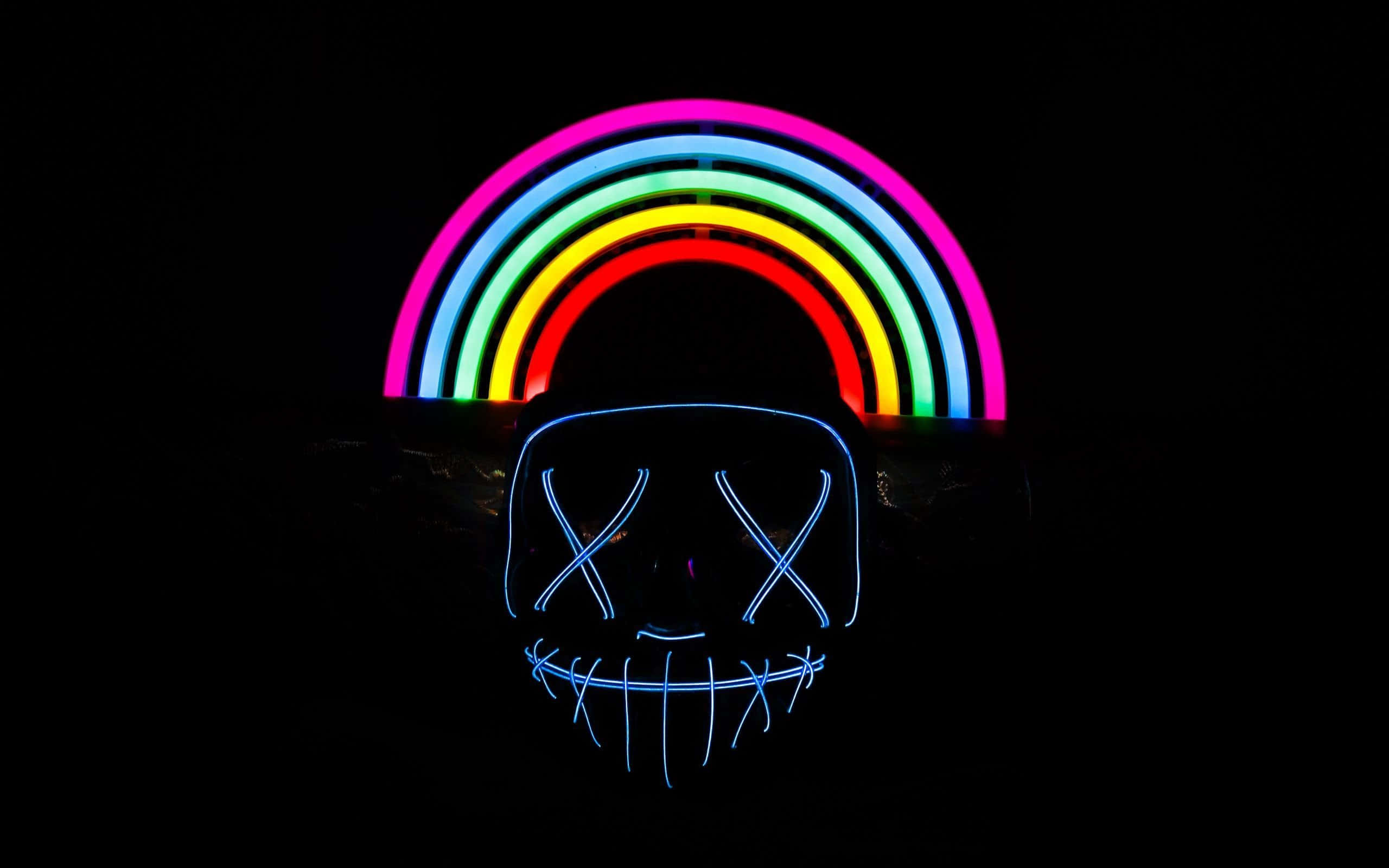 Fundaluri abstracte cu lumini electrice în estetica Neon Fundal