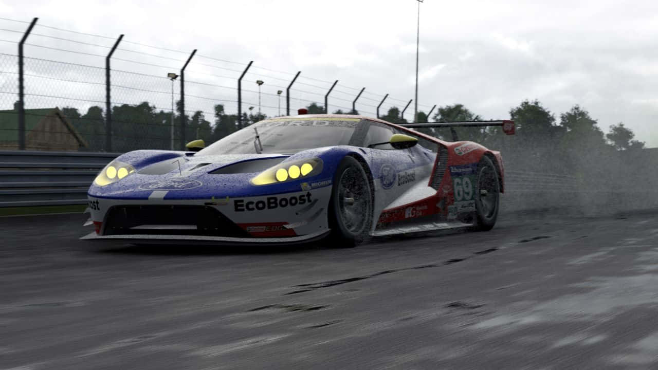 Fundul de fum lăsat în urmă 720p Project Cars Fundal