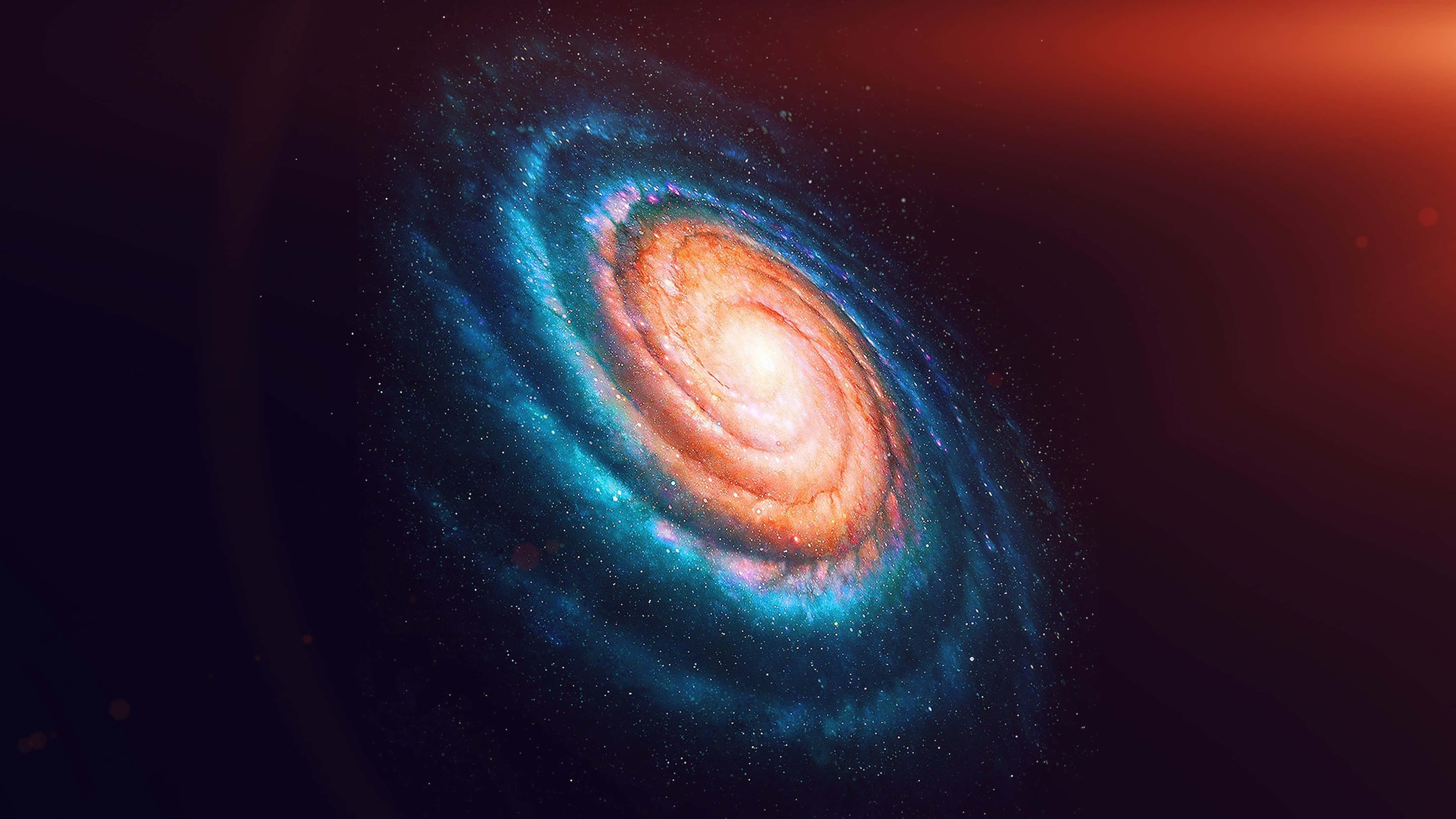 Galaxia NGC 1232 din universul 4K Fundal