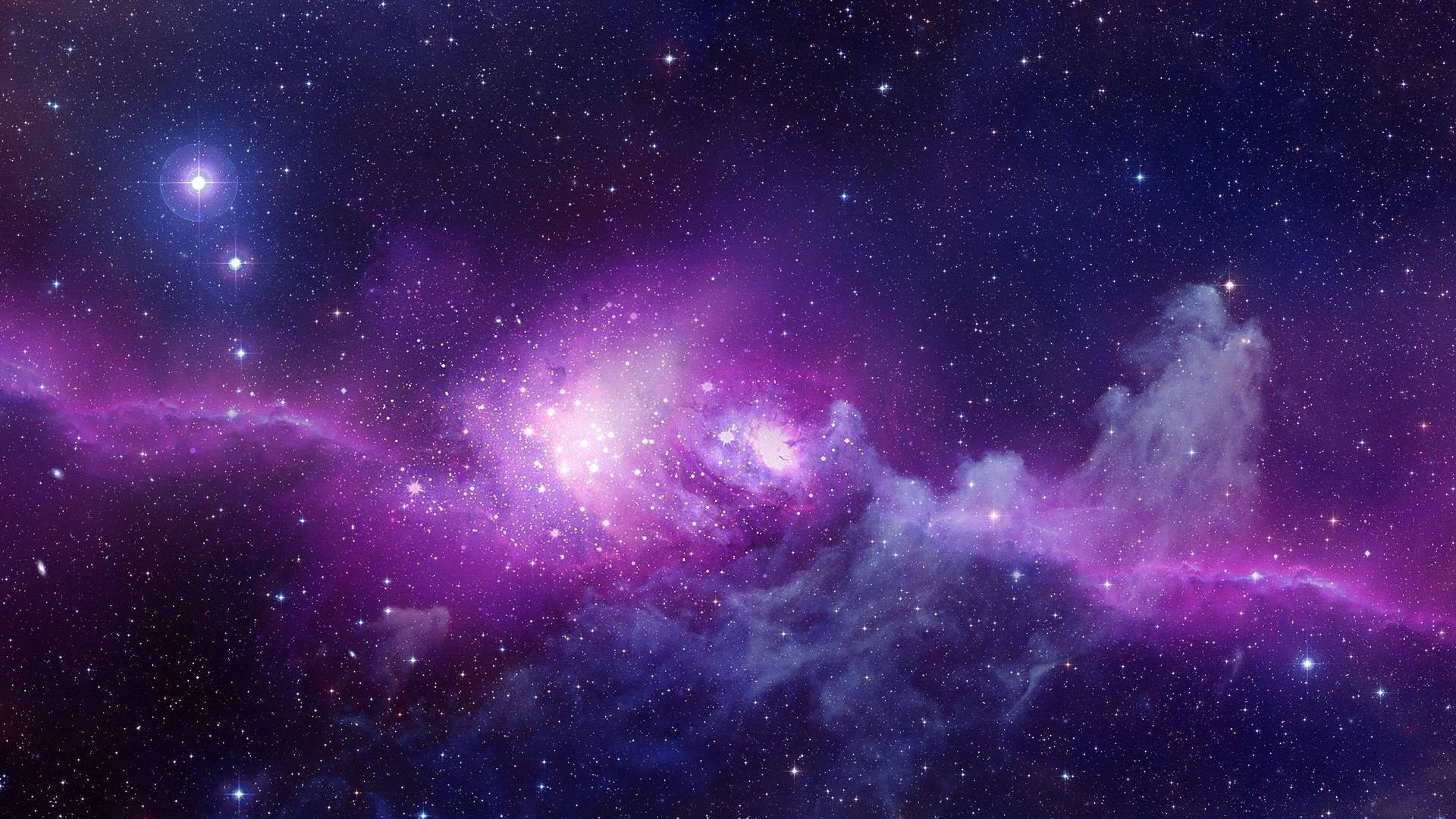 Galaxie fermecătoare și plină de stele Fundal