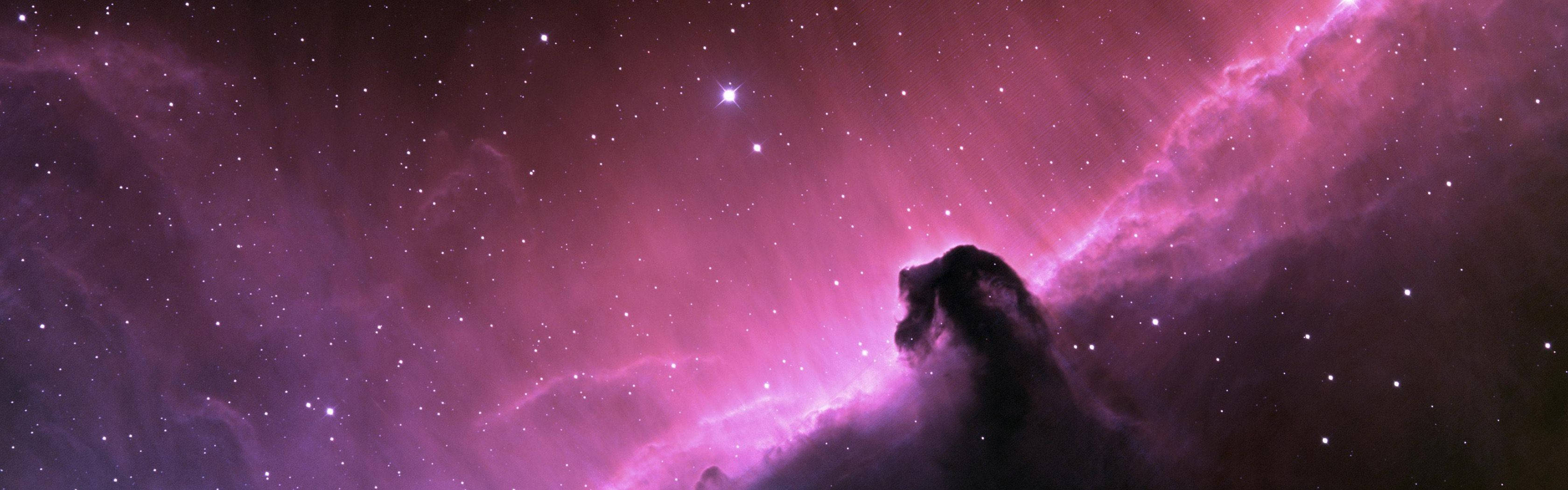 Galaxie Mov Dublu Monitor Fundal