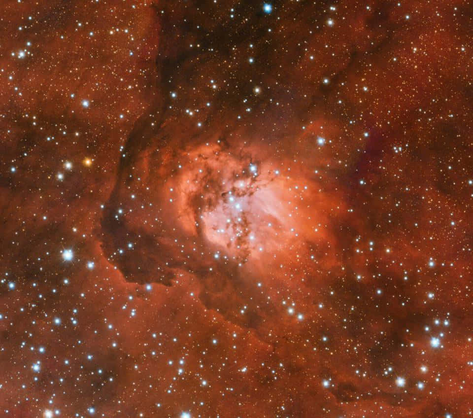 Galaxie Portocalie Vizibile Fundal