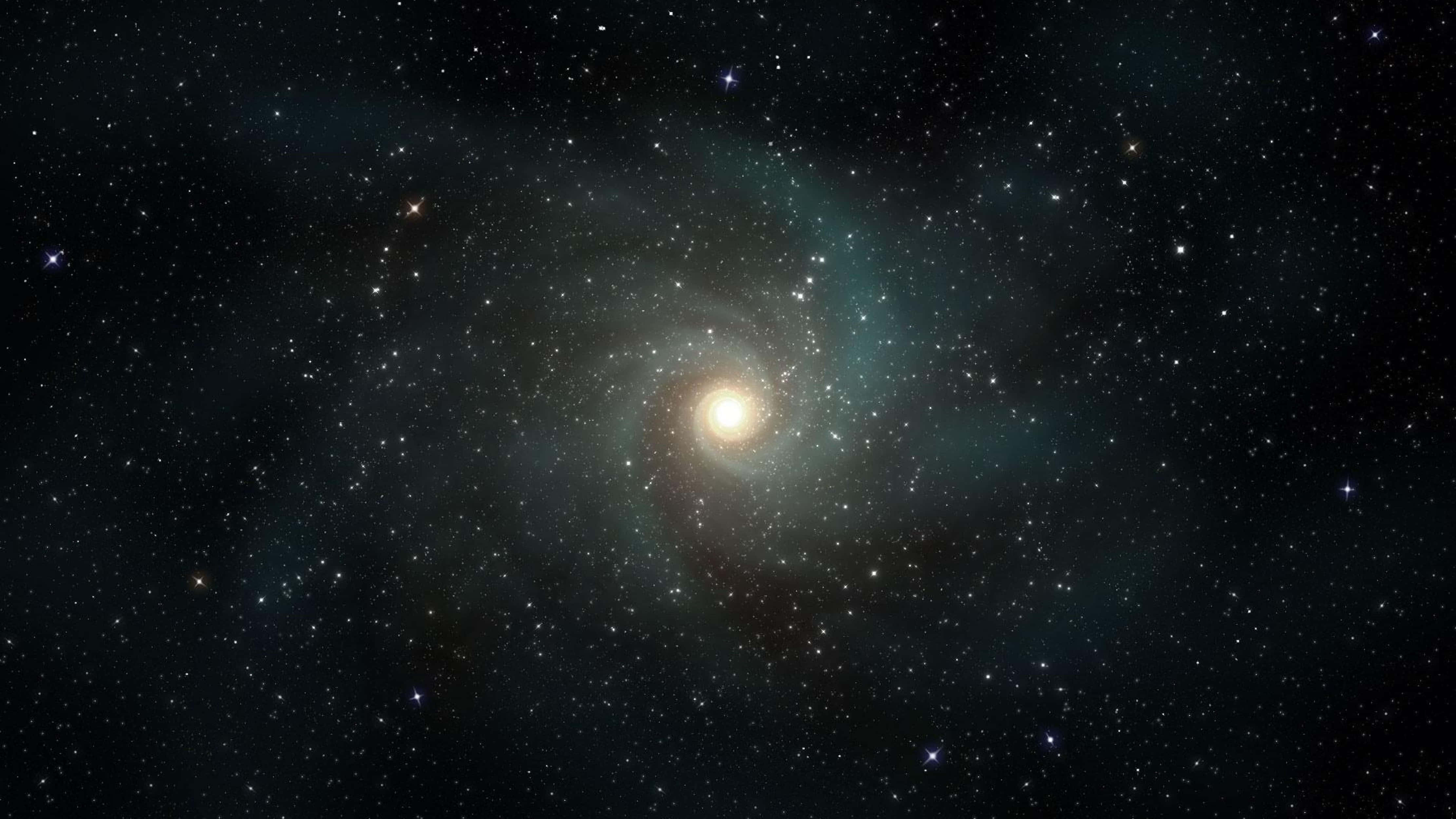 Galaxie spirală barată 4K Univers Fundal