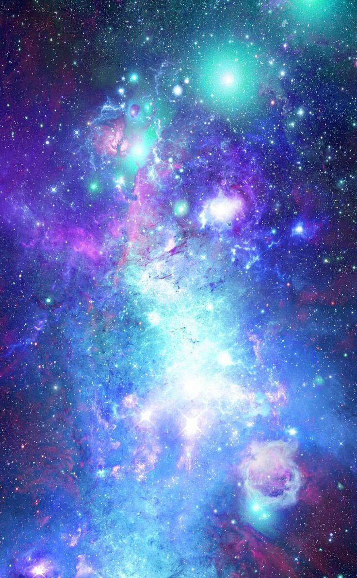 Galaxie Strălucitoare pentru Telefon Fundal