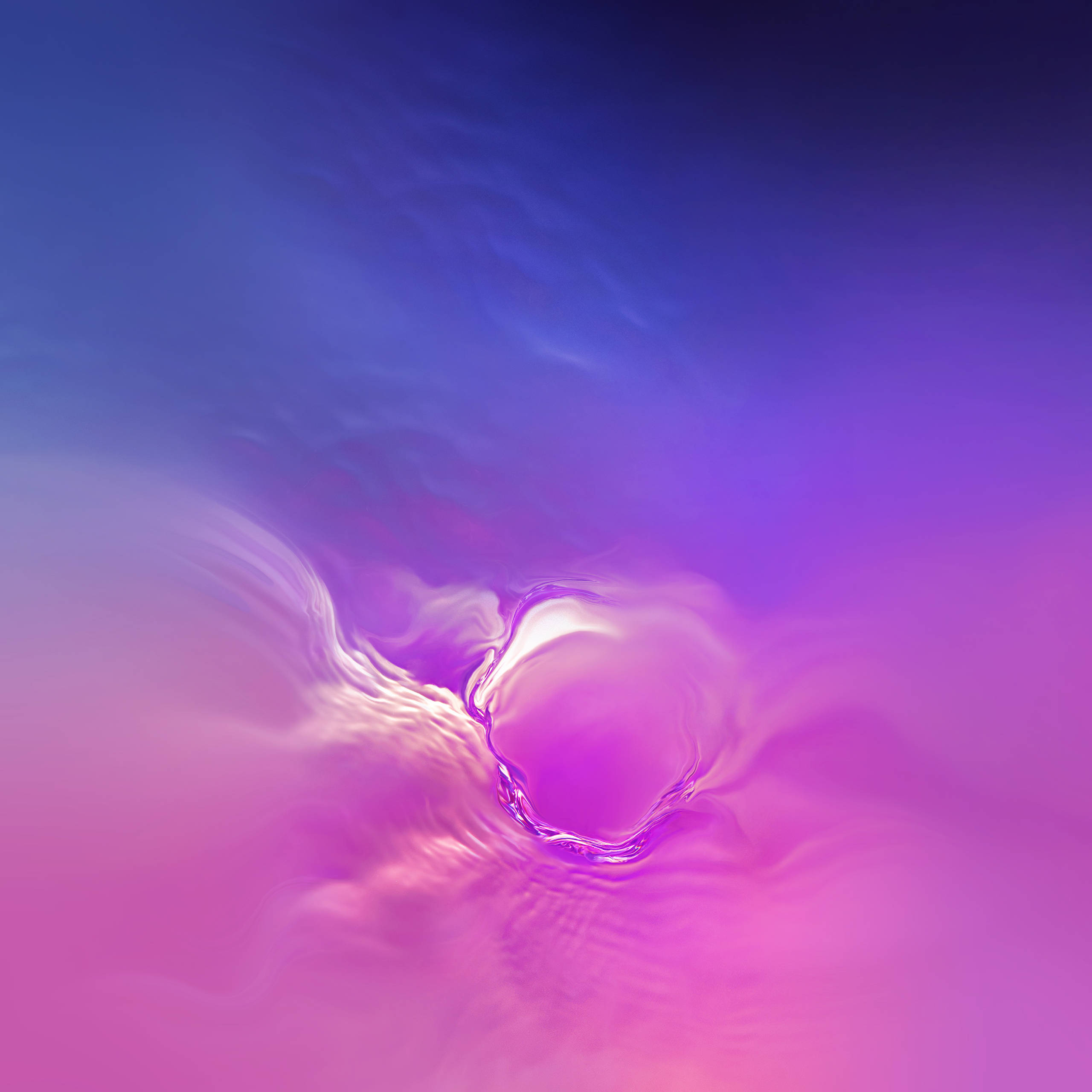 Galaxy S10 Albastru Peste Roz Fundal