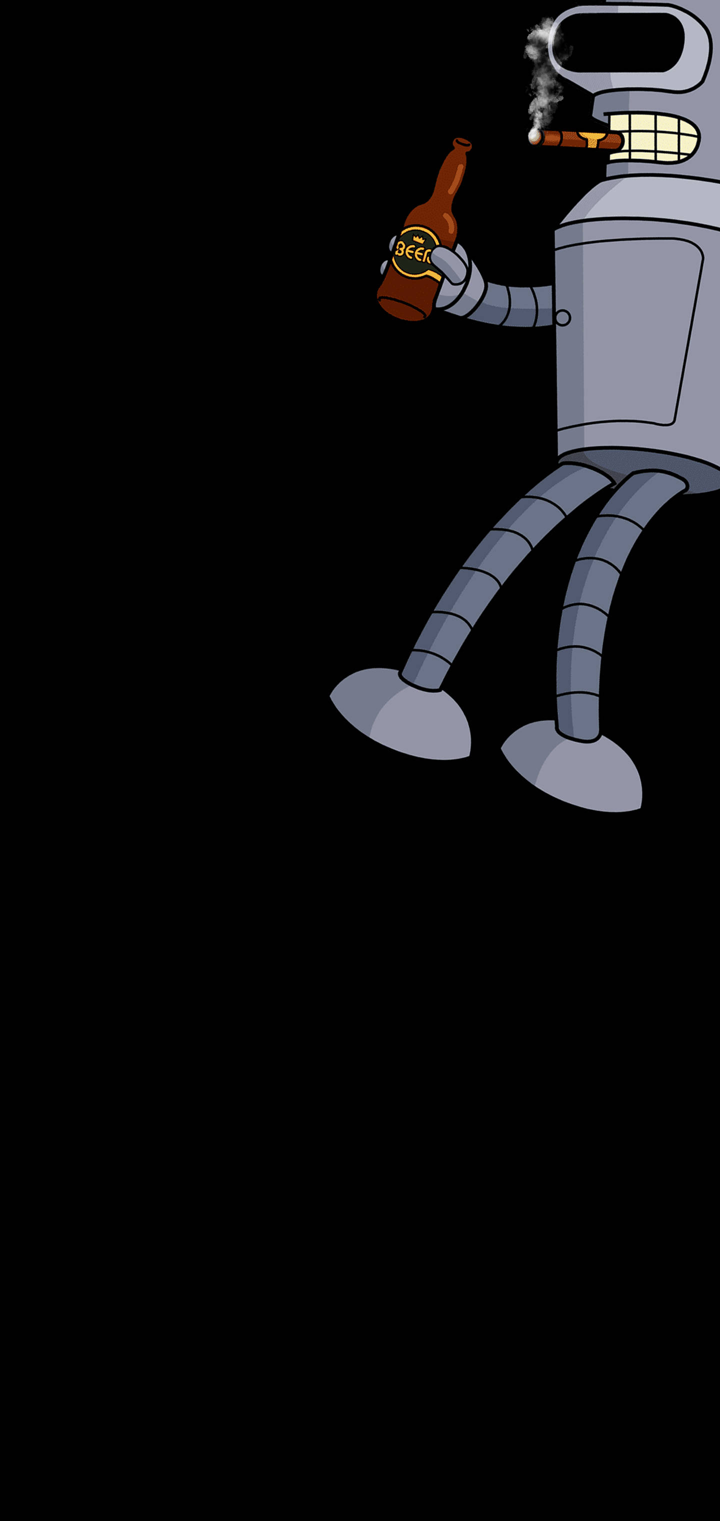Galaxy S10 Plus Bender Fan Art Fundal