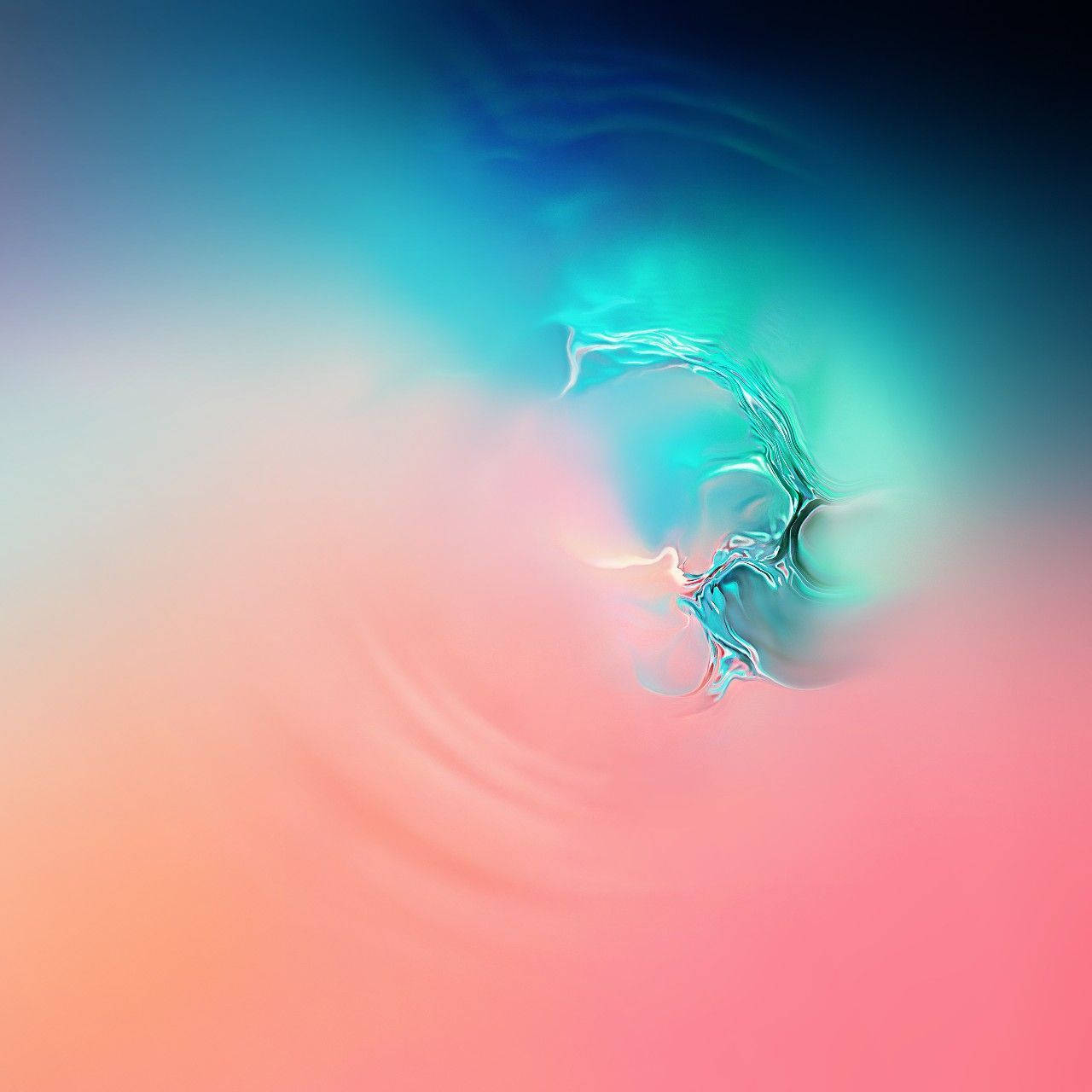 Galaxy S10 Roscat Albastru In Spirală Fundal