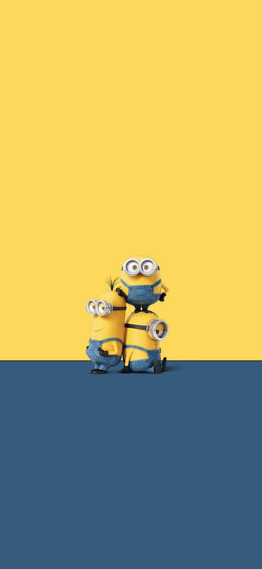 Minion Galben și Albastru Despicable Me iPhone Fundal