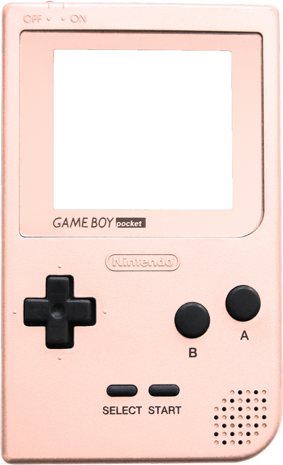 Game Boy Pocket Roz Nintendo Fundal