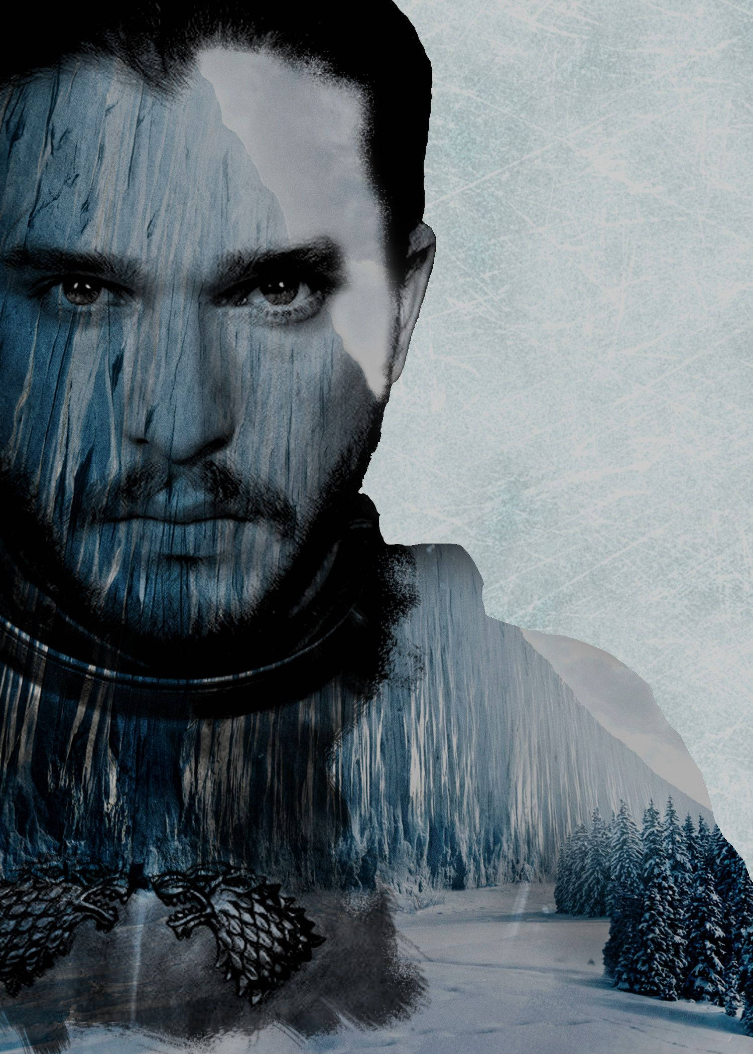 Game of Thrones Sezonul 8 Jon Snow Fundal
