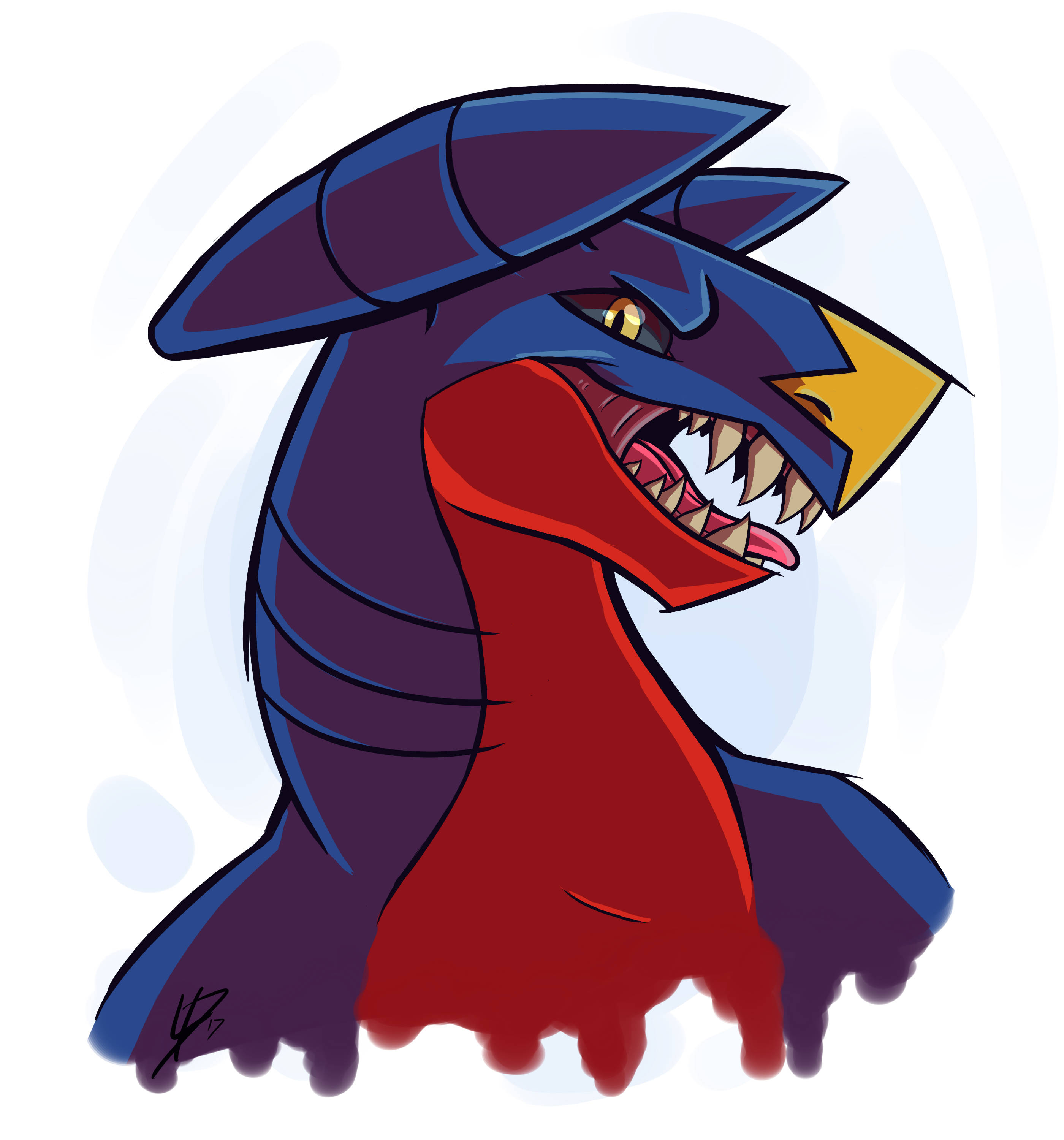 Garchomp fanart apropiat Fundal