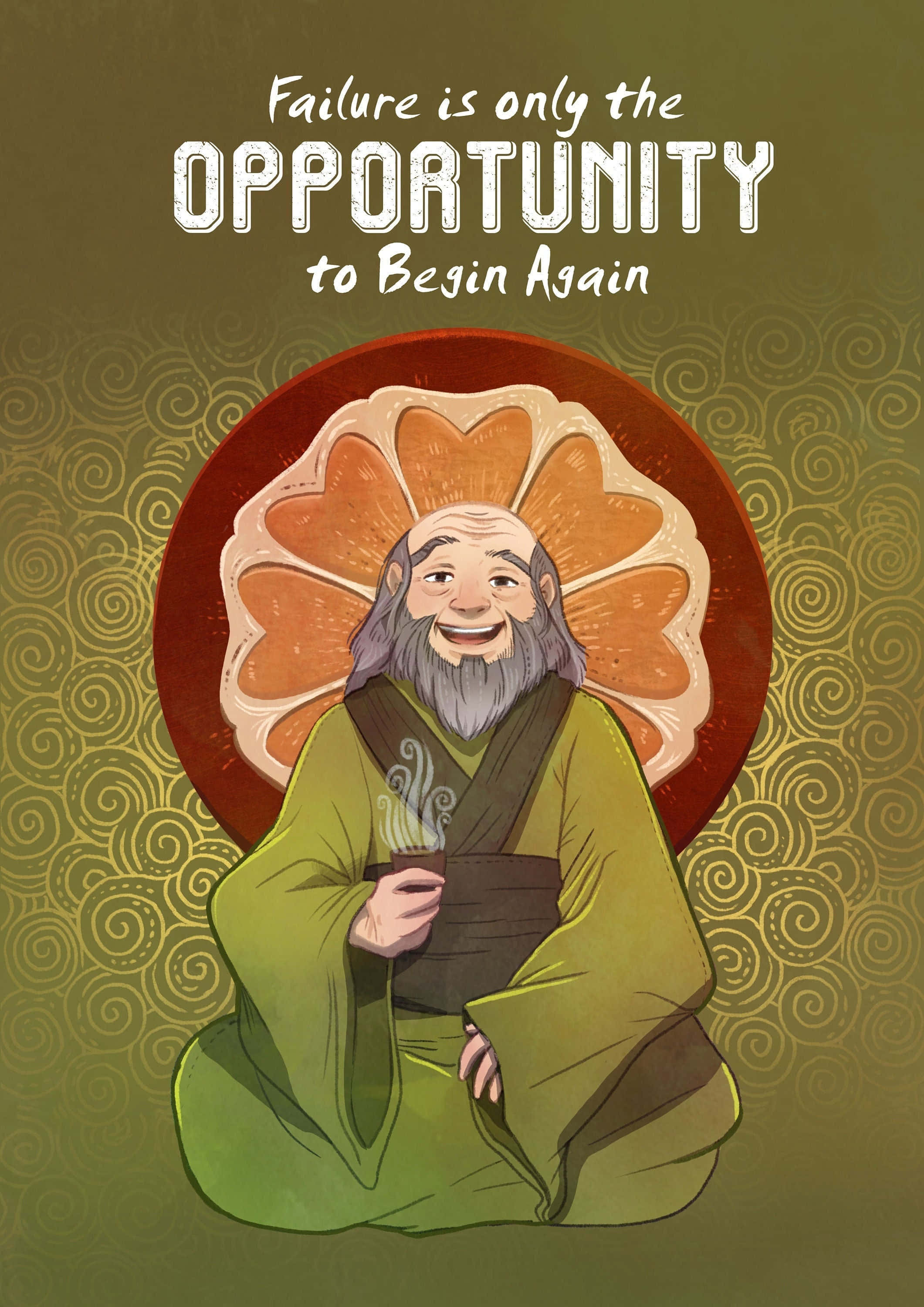 „Găsește Echilibru.” — Unchiul Iroh Fundal