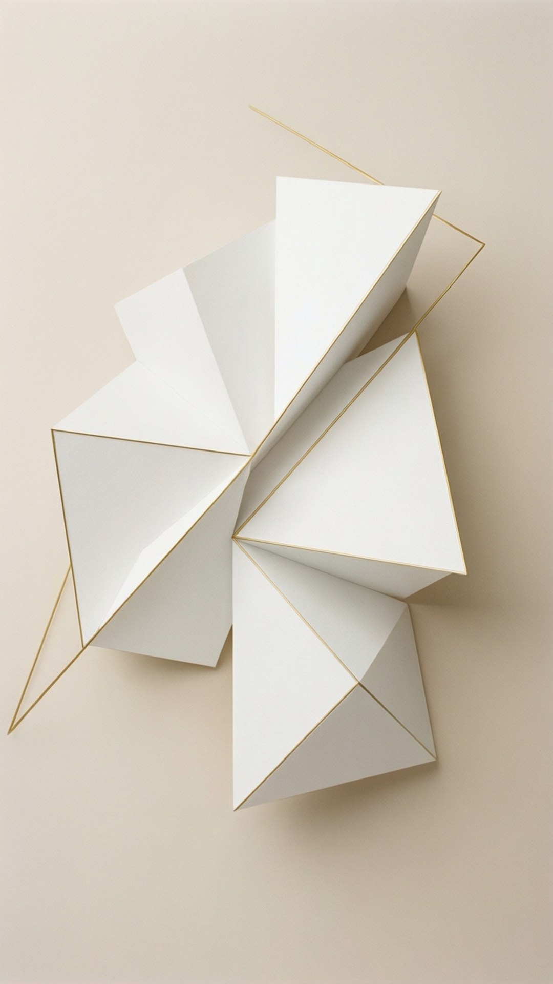 Geometrie Aurie Minimalistă Fundal