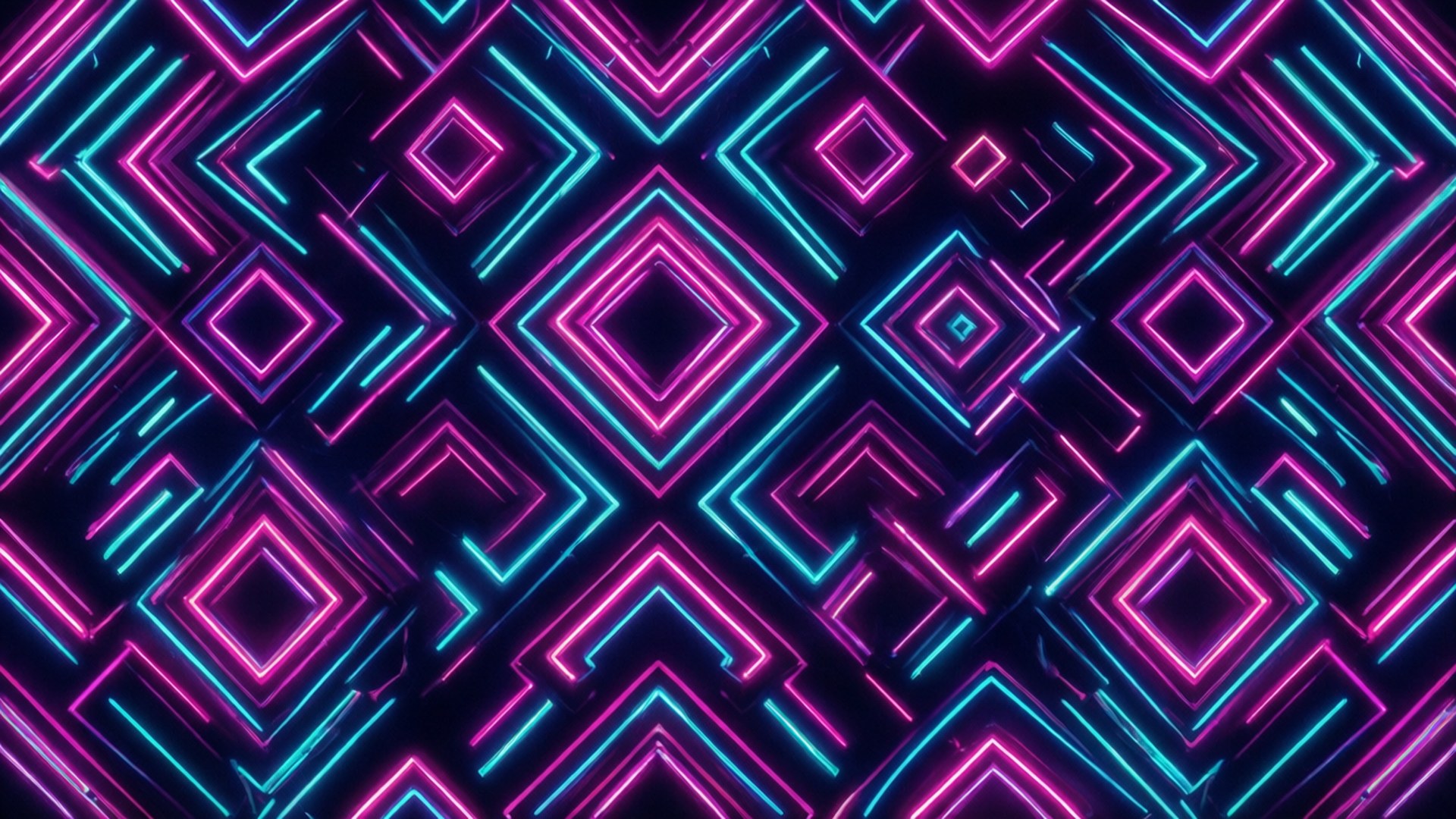 Geometrie Neon Fundal