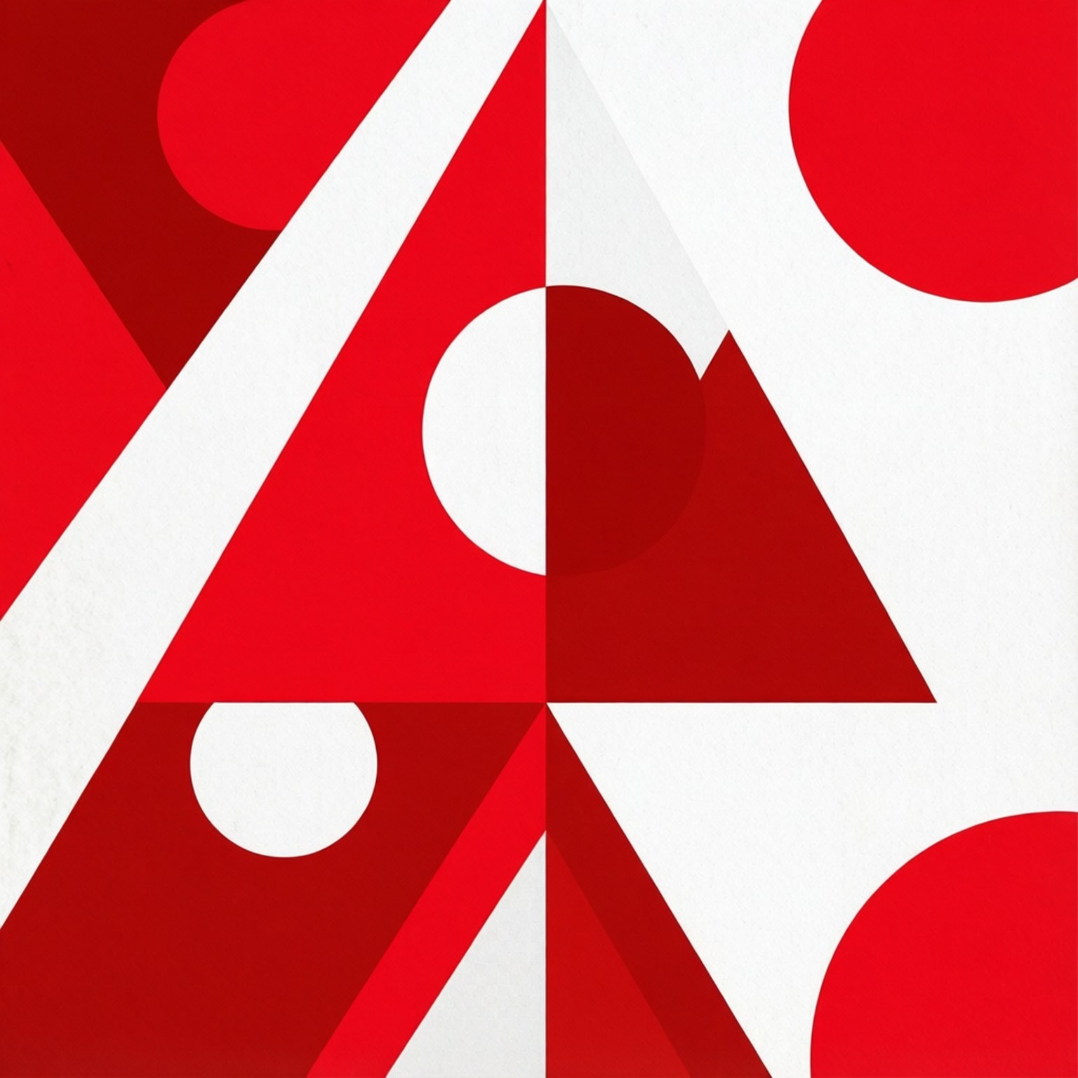 Geometrie roșu-alb Fundal
