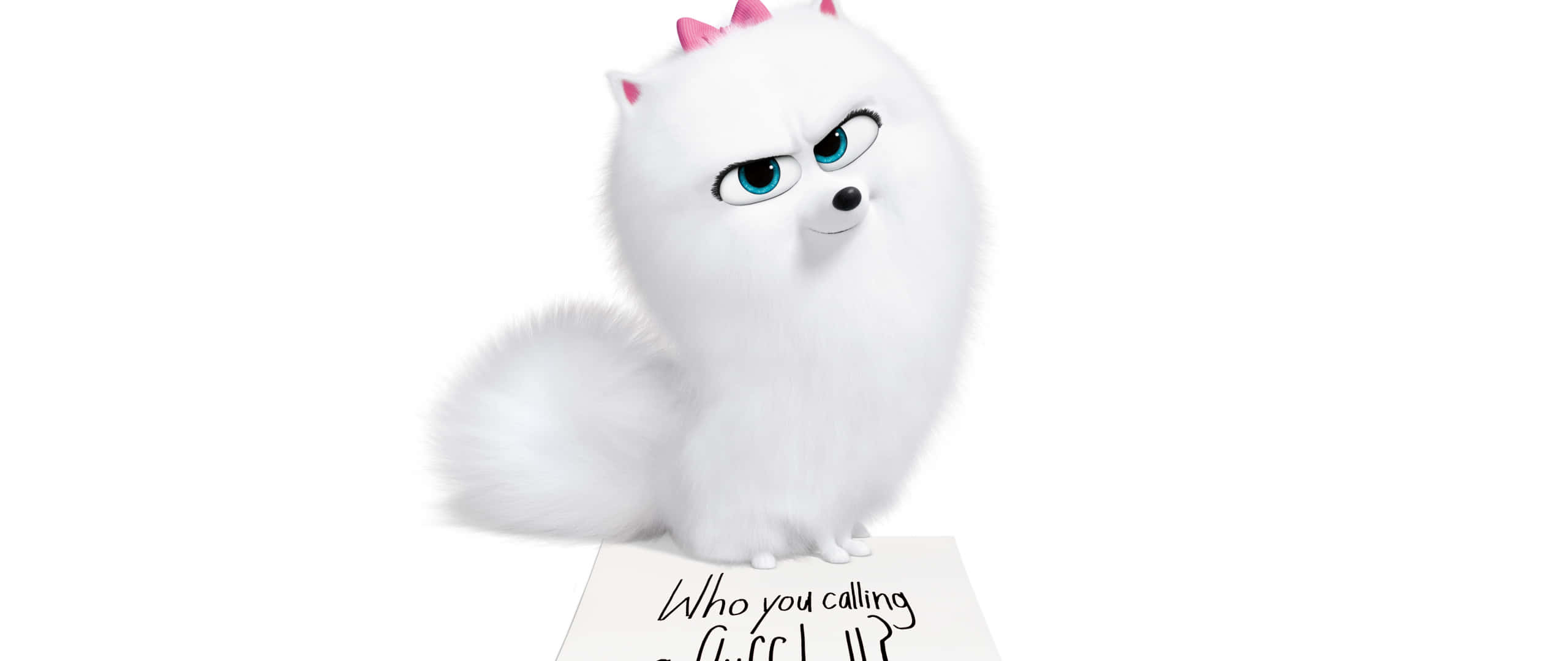 Gidget telefon din The Secret Life Of Pets 2 Fundal