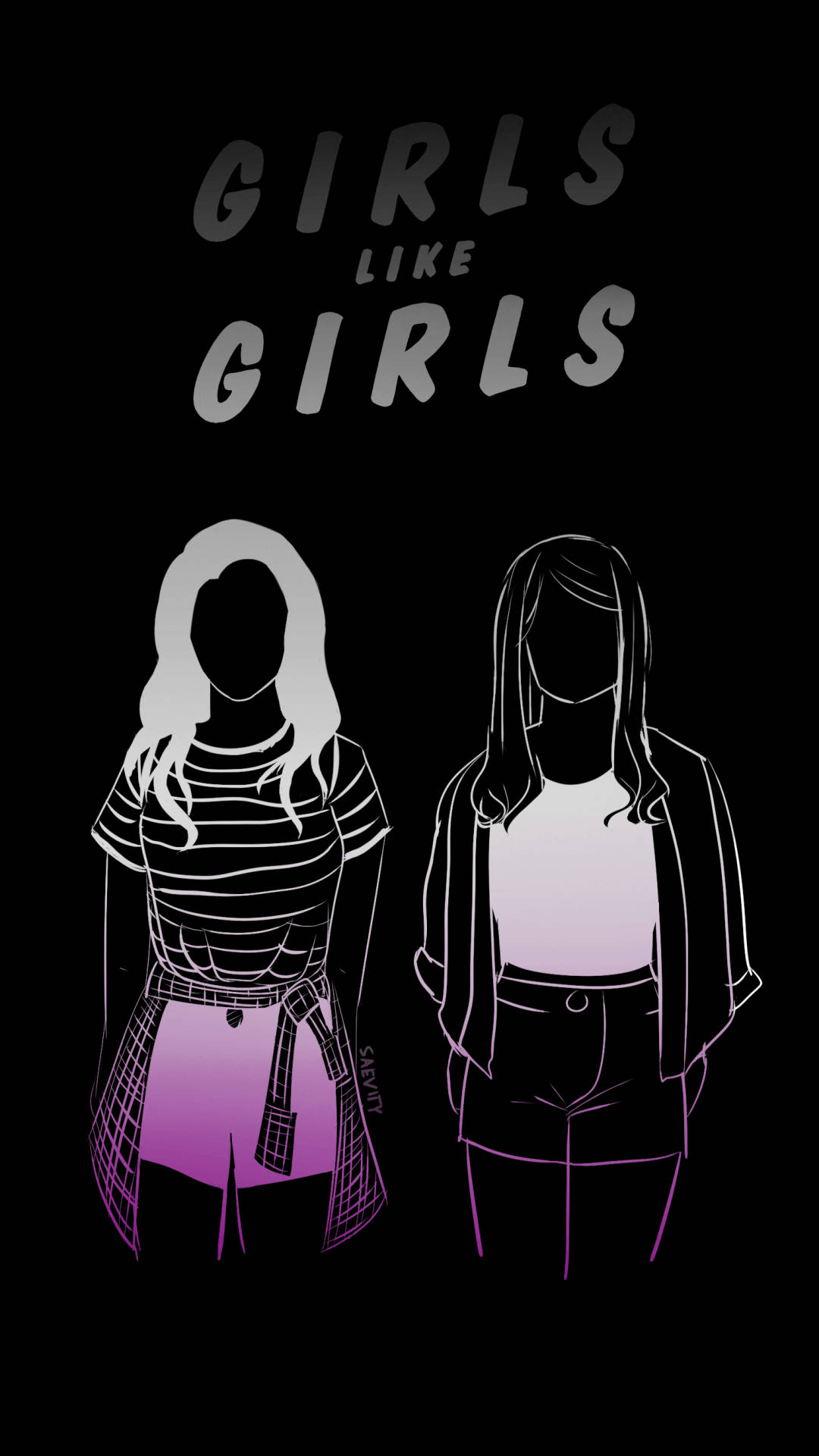 Girls Like Girls Estetică Lesbiană Fundal