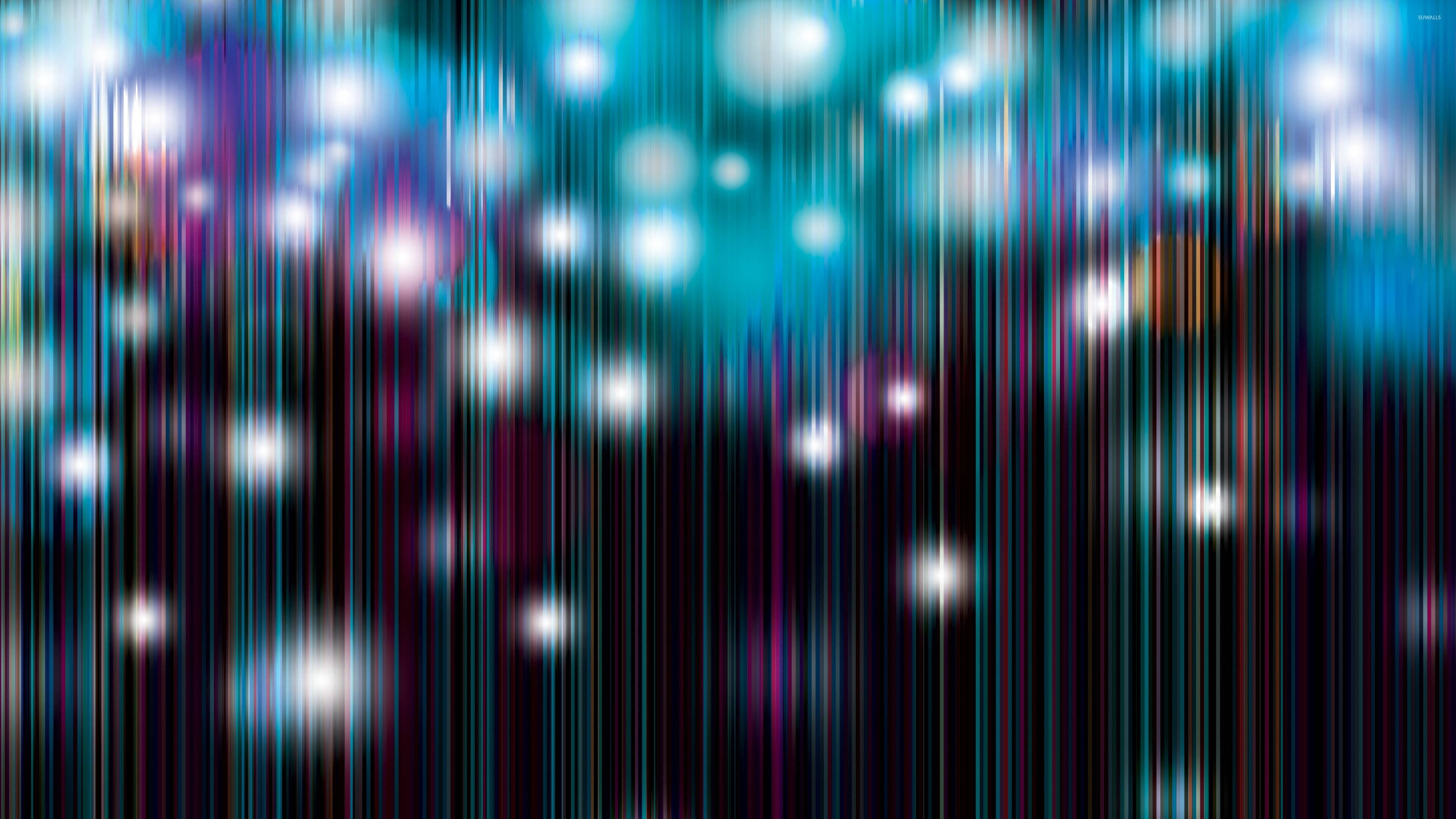 Glitch Vibrant Albastru Fundal