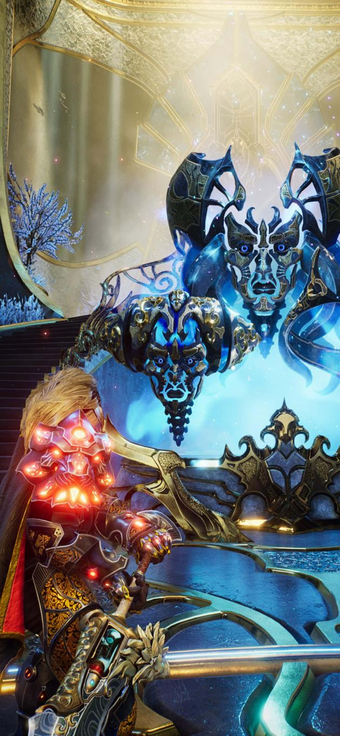 Godfall iPhone X Fundal Seventh Sanctum Fundal