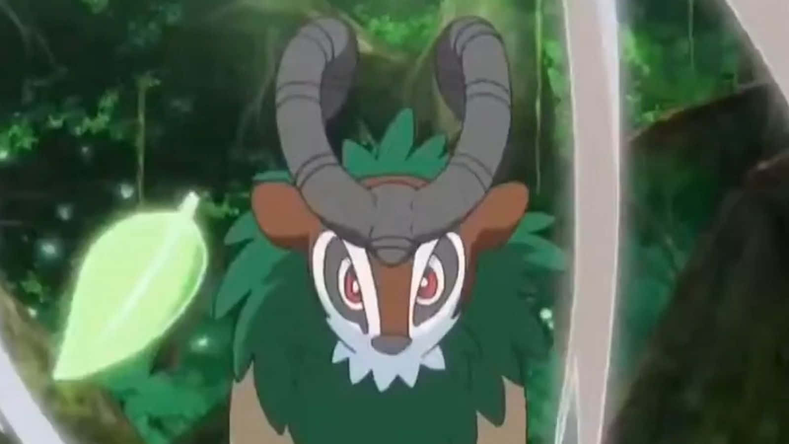 Gogoat în pădure Fundal