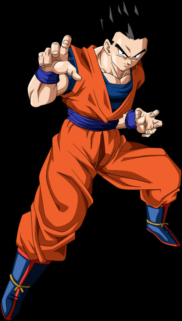 Gohan adult găta de luptă Fundal